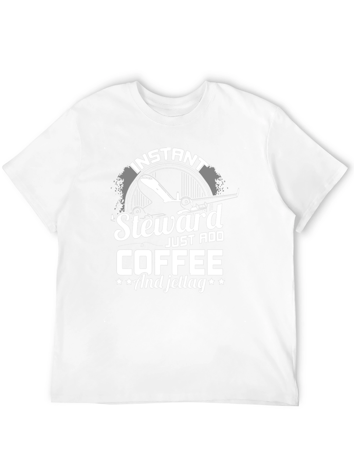 Instant Steward Add Coffee Jetlag T-Shirt