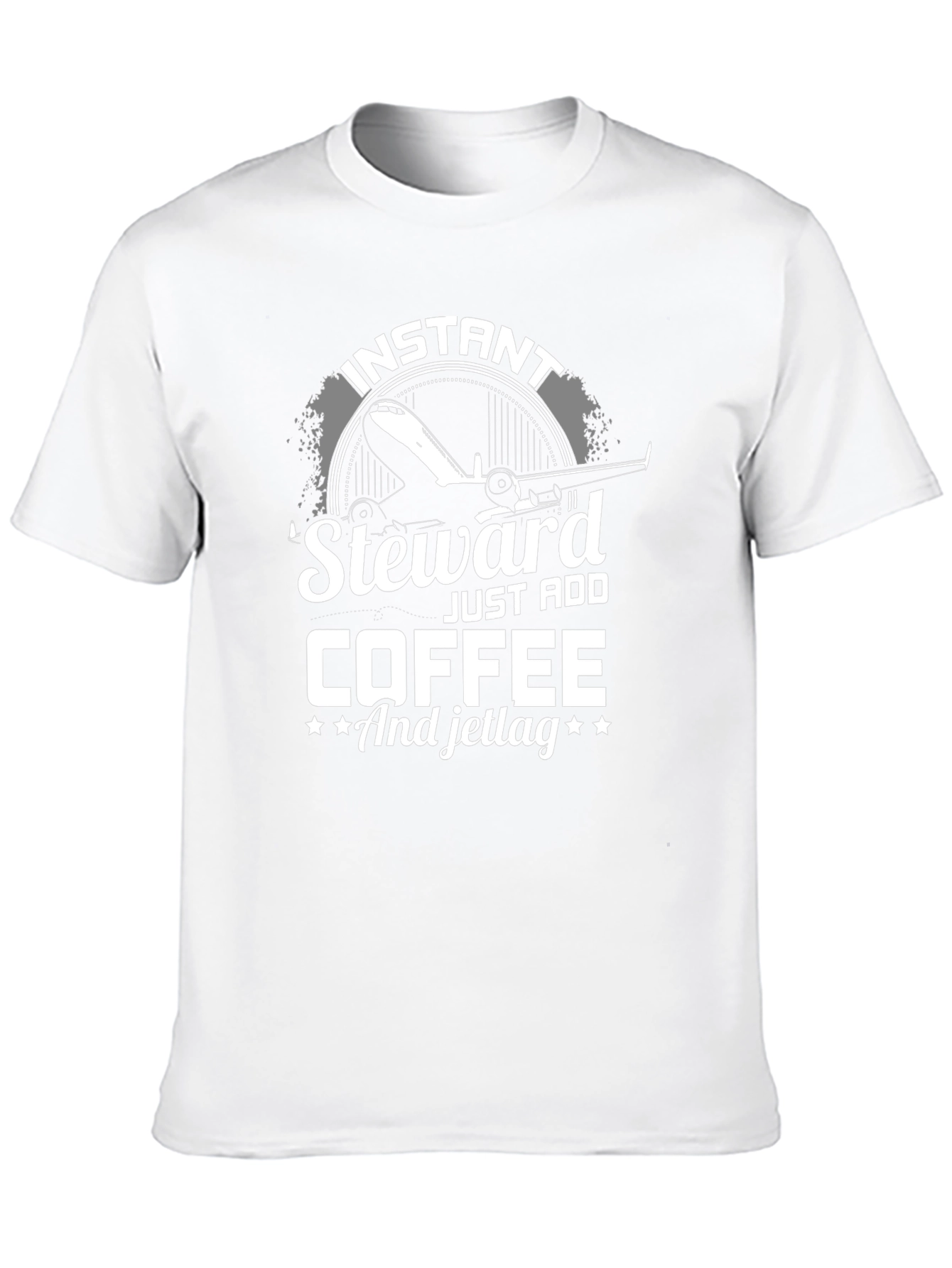 Instant Steward Add Coffee Jetlag T-Shirt