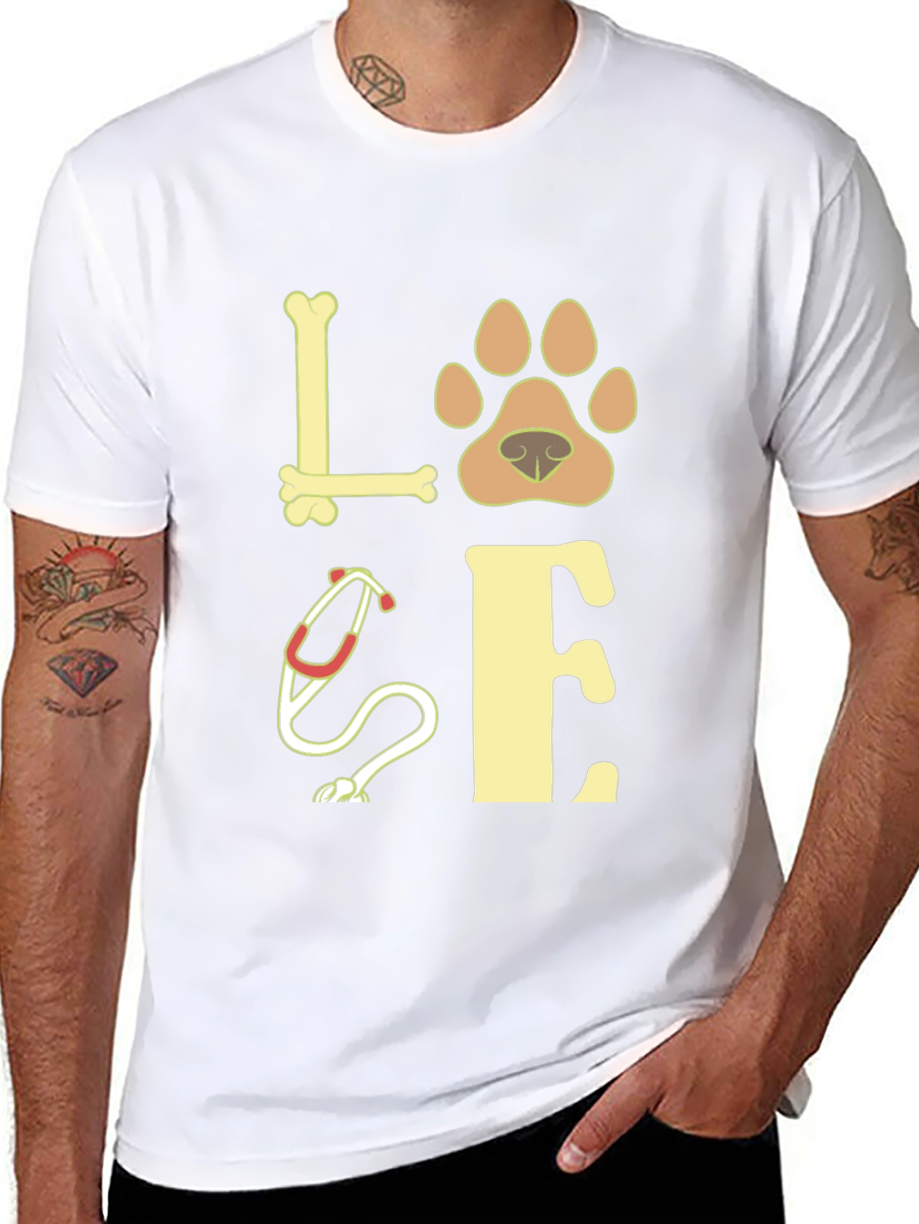 Veterinarian Love Graphic T-Shirt