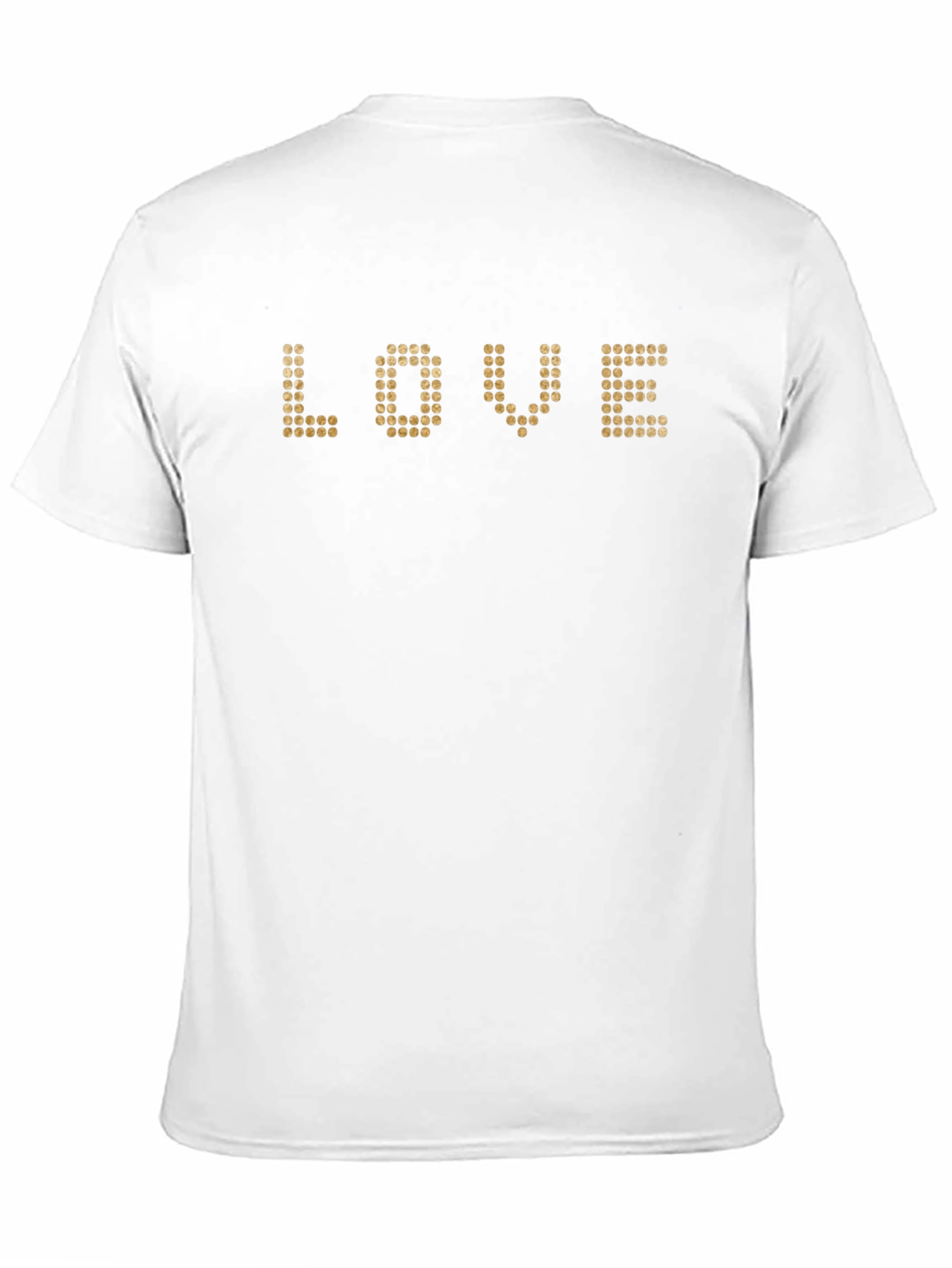 Love Dotted Graphic Tee - Black