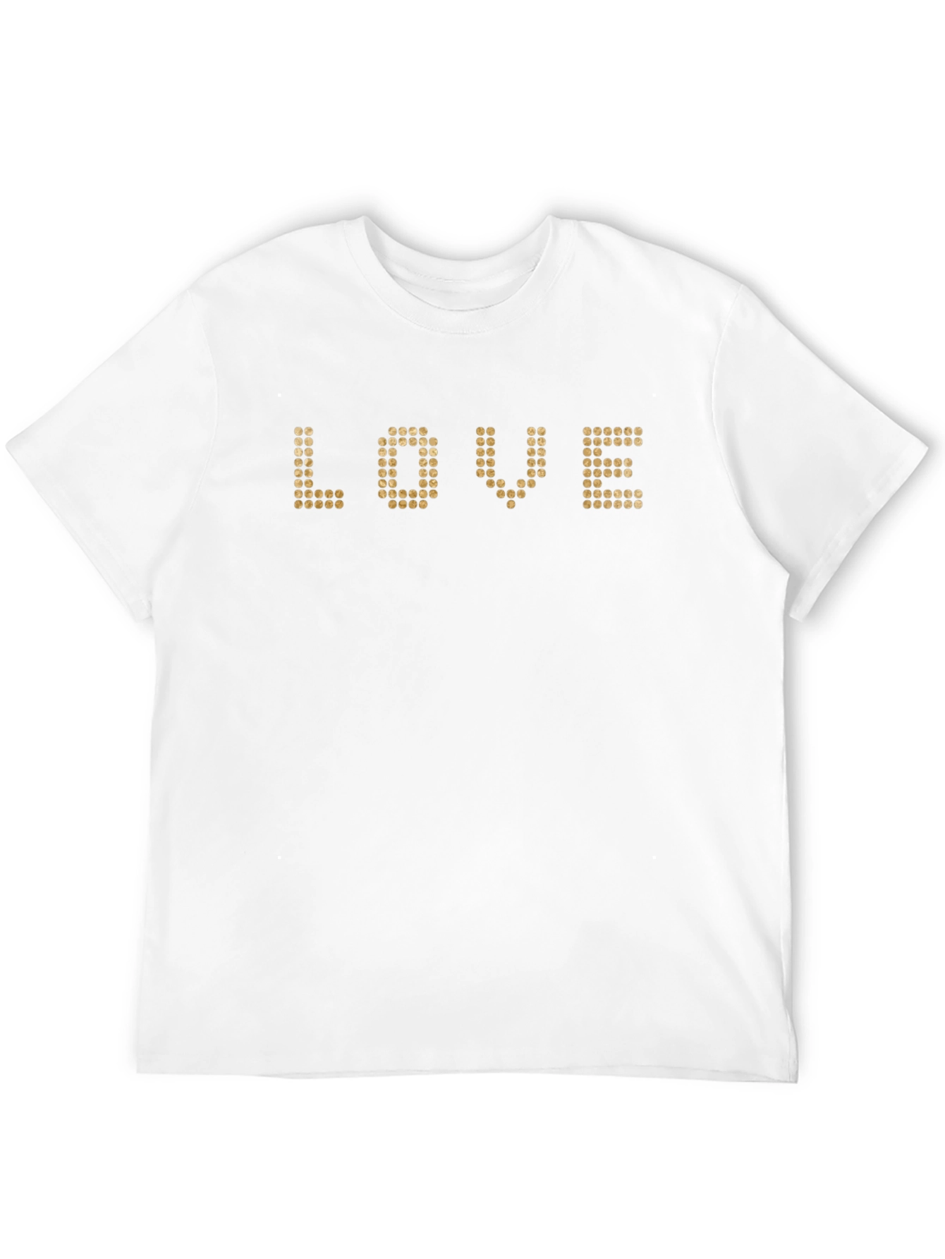 Love Dotted Graphic Tee - Black