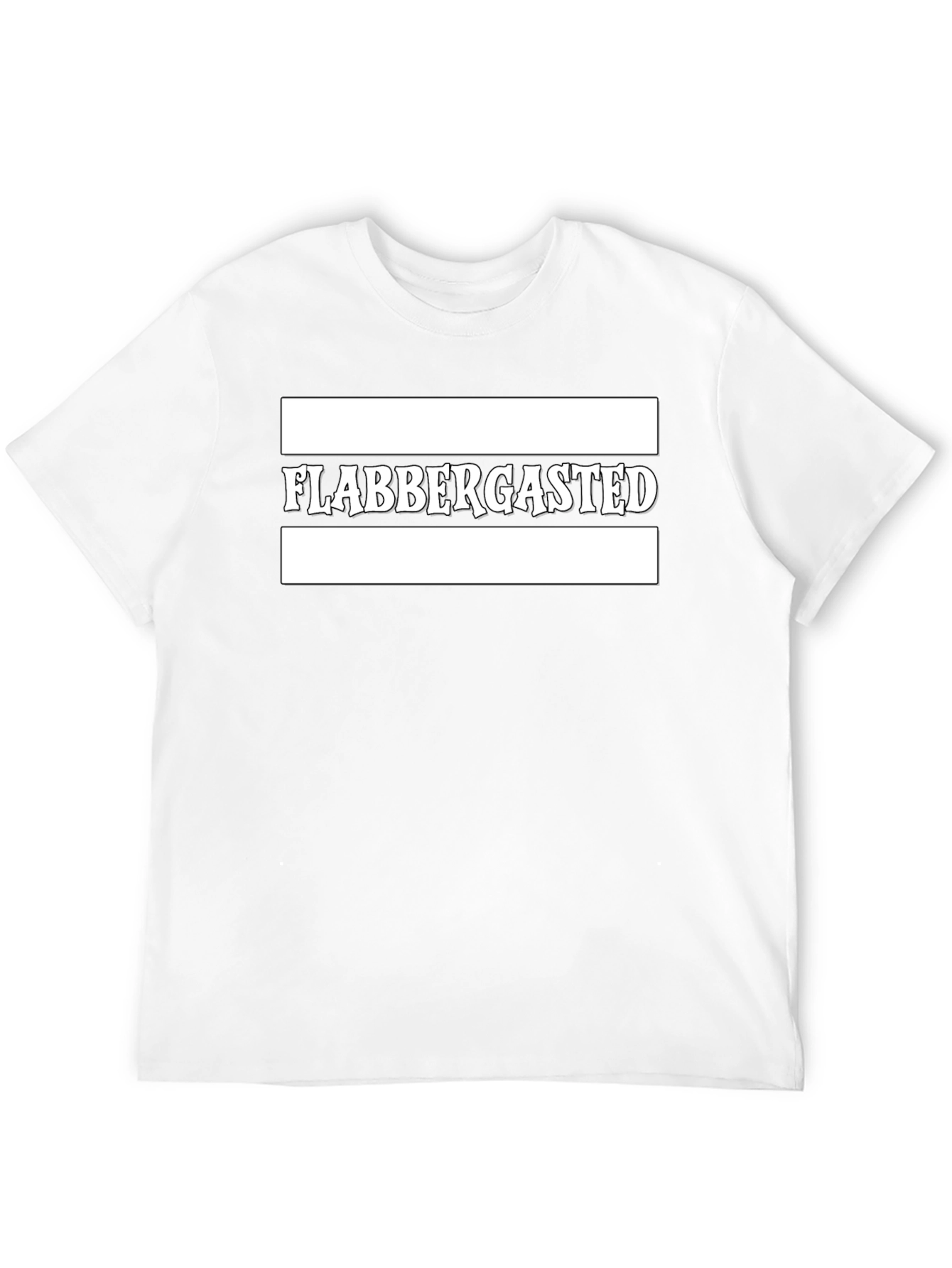 Flabbergasted Graphic Tee - Black Cotton Blend