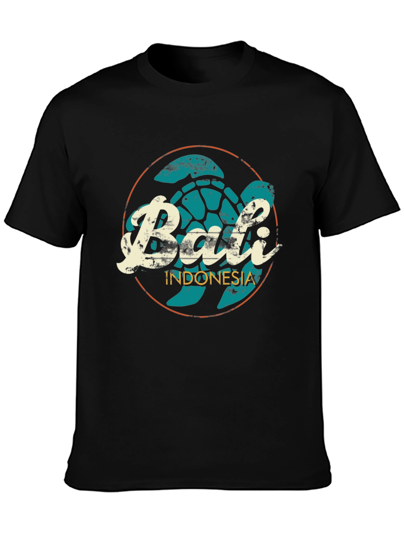 Bali Indonesia Turtle Graphic T-Shirt
