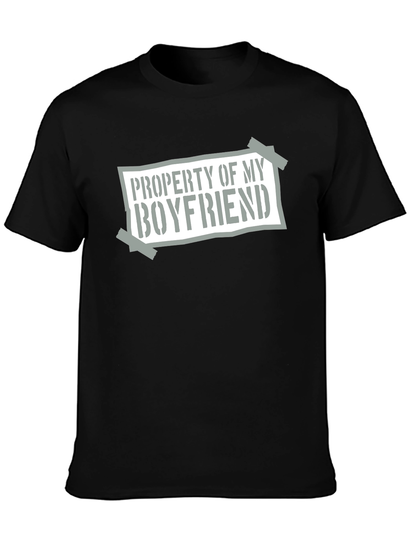 Property of My Boyfriend T-Shirt - Novelty Graphic Tee