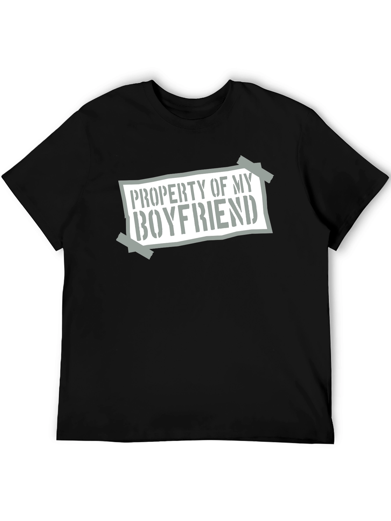 Property of My Boyfriend T-Shirt - Novelty Graphic Tee