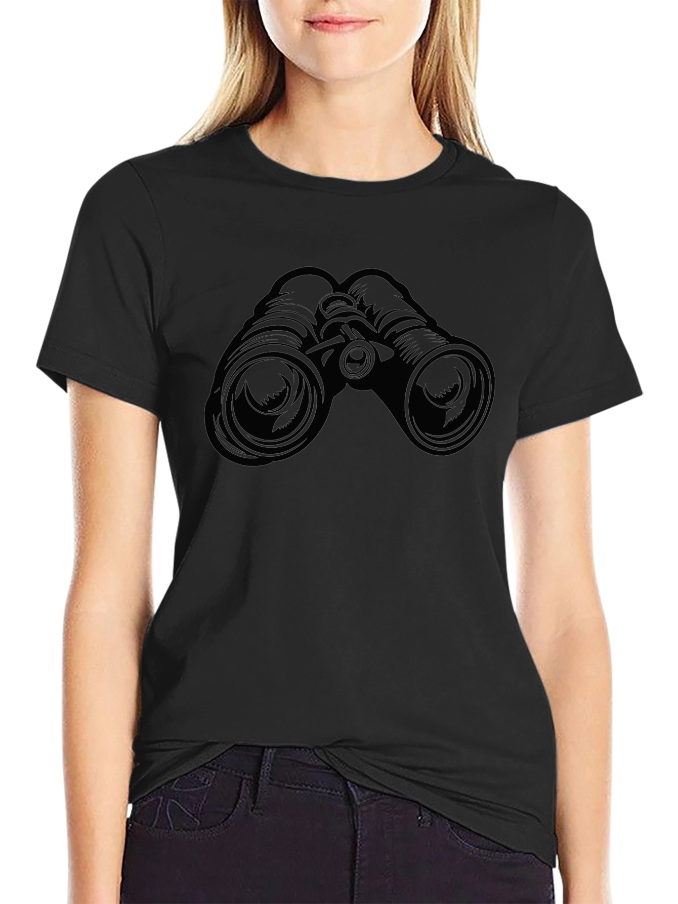 Binoculars Graphic Print T-Shirt