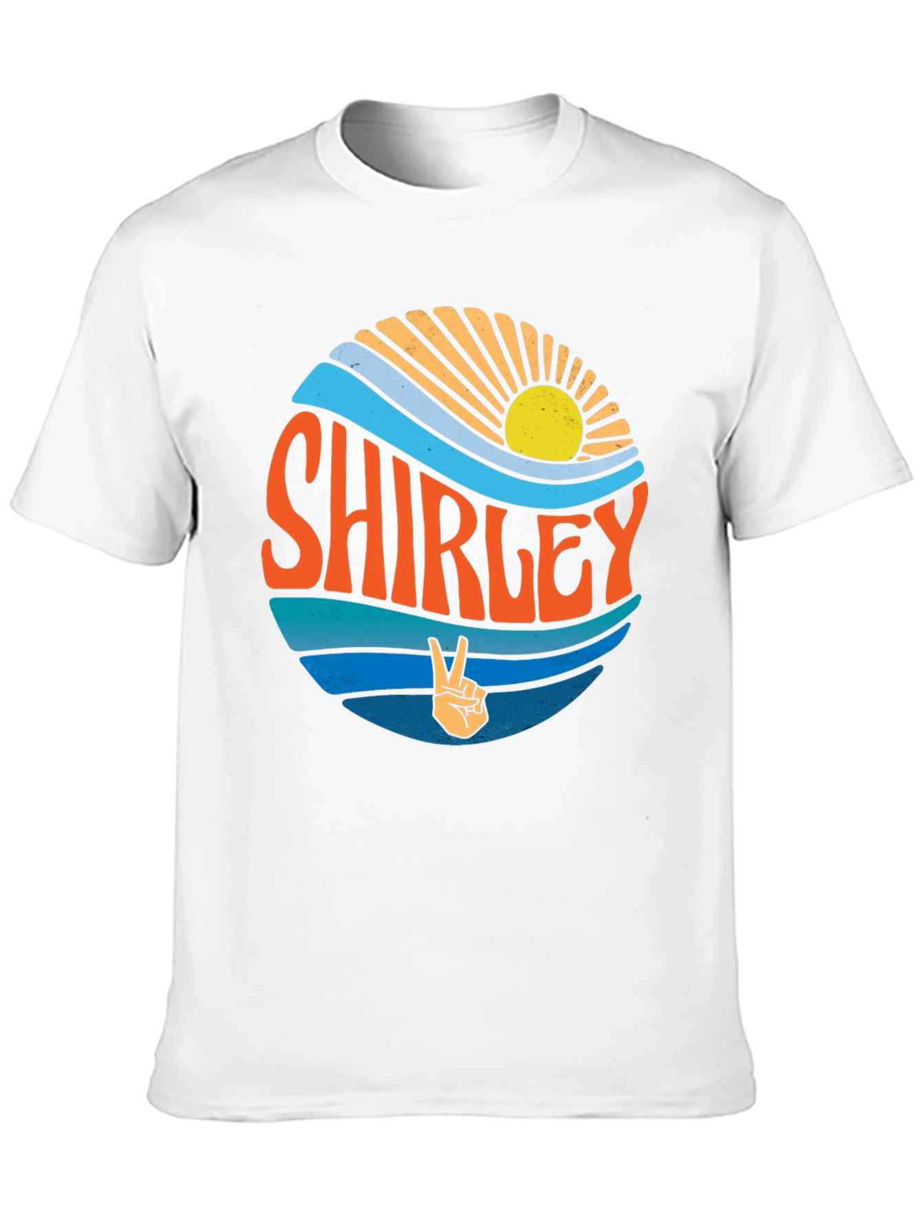 Shirley Retro Peace Sign T-Shirt