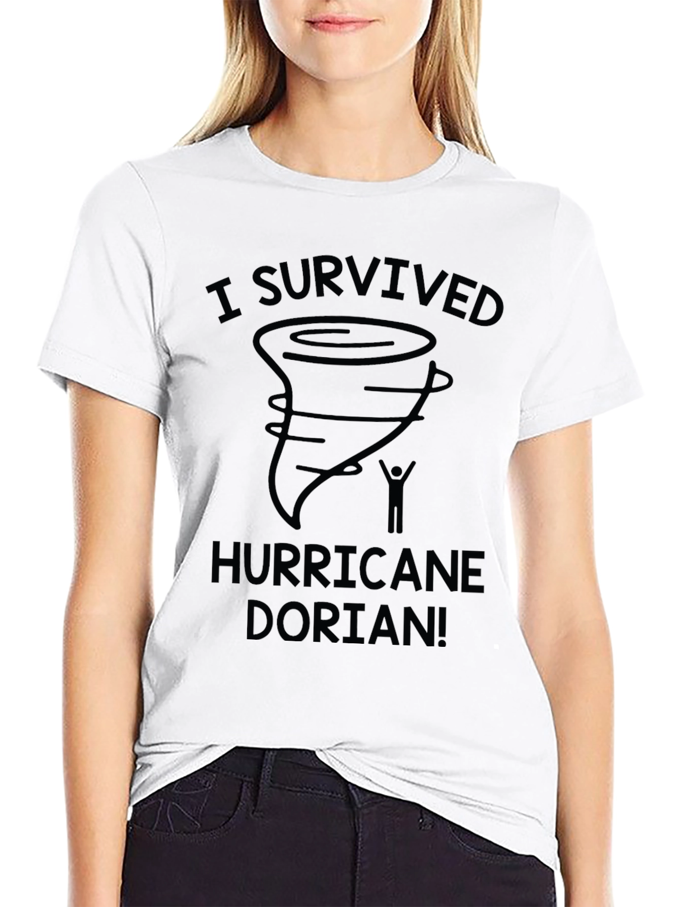 I Survived Hurricane Dorian Black T-Shirt
