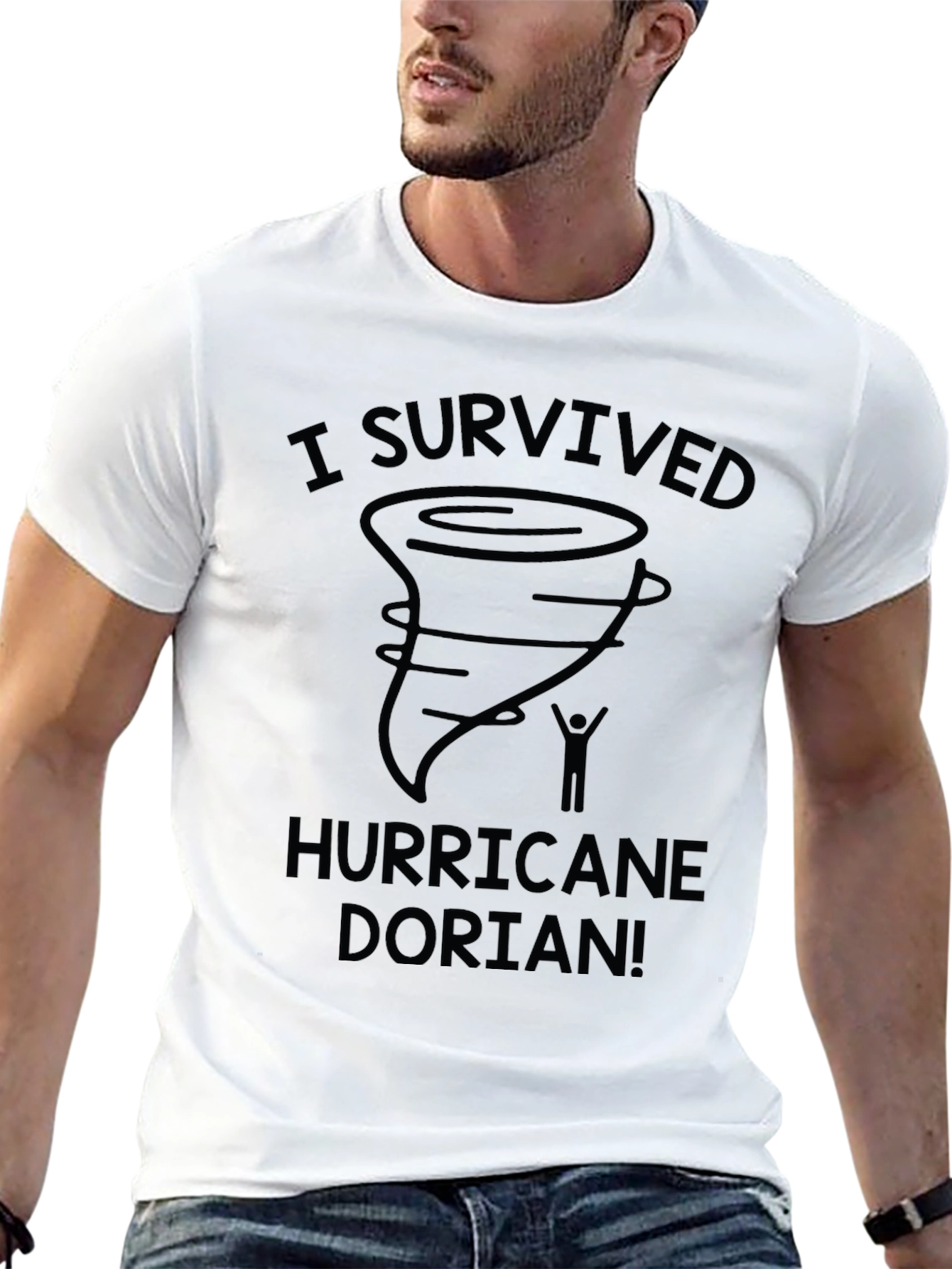 I Survived Hurricane Dorian Black T-Shirt