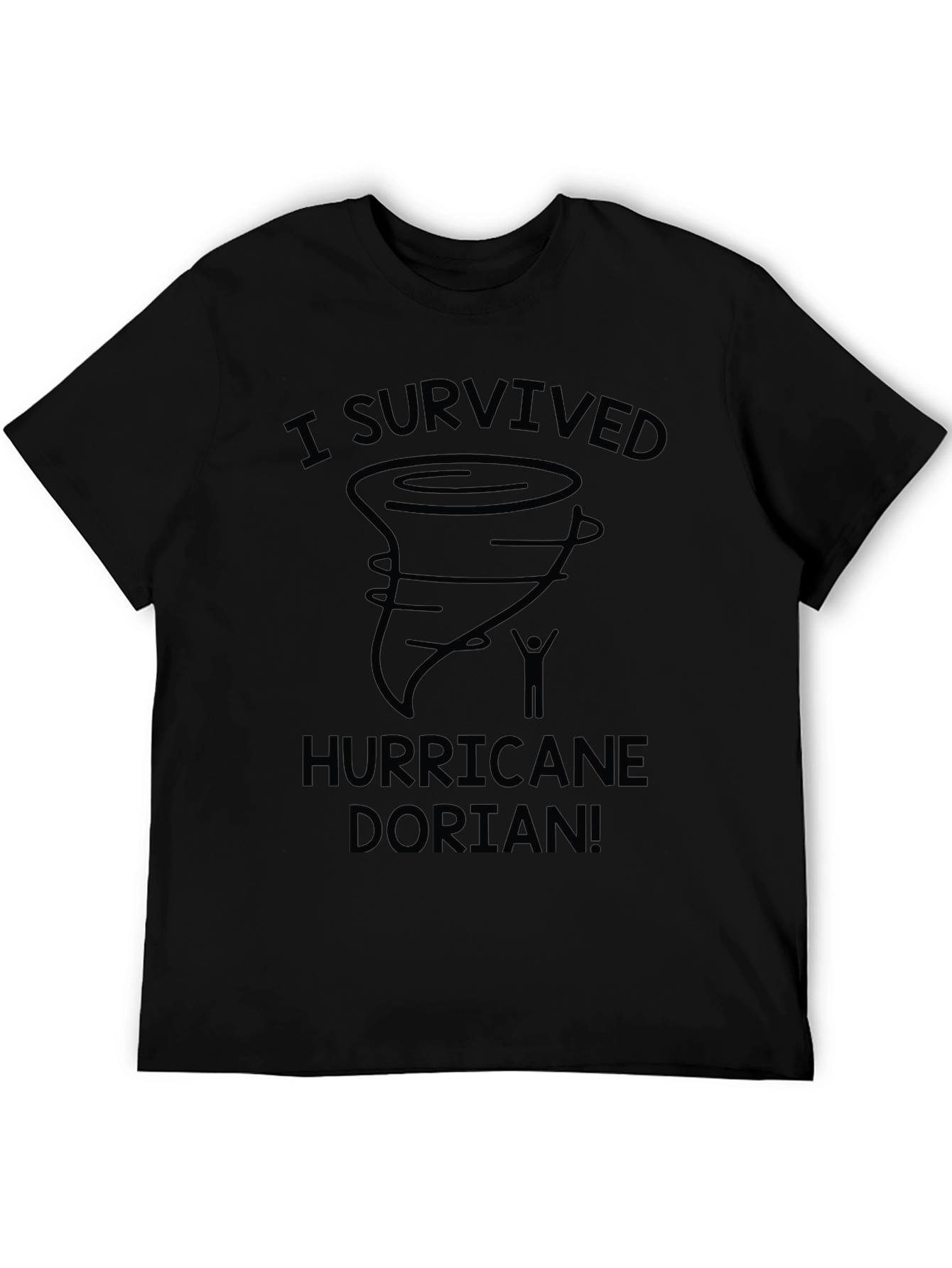 I Survived Hurricane Dorian Black T-Shirt