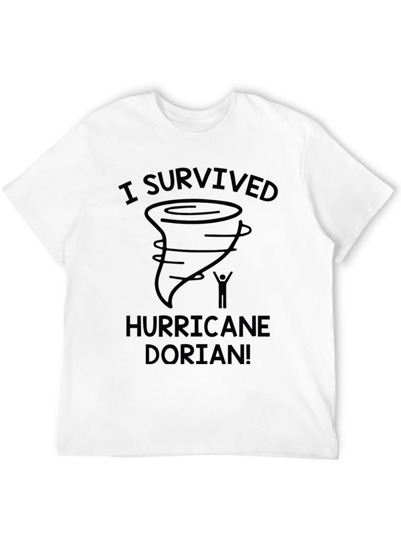 I Survived Hurricane Dorian Black T-Shirt