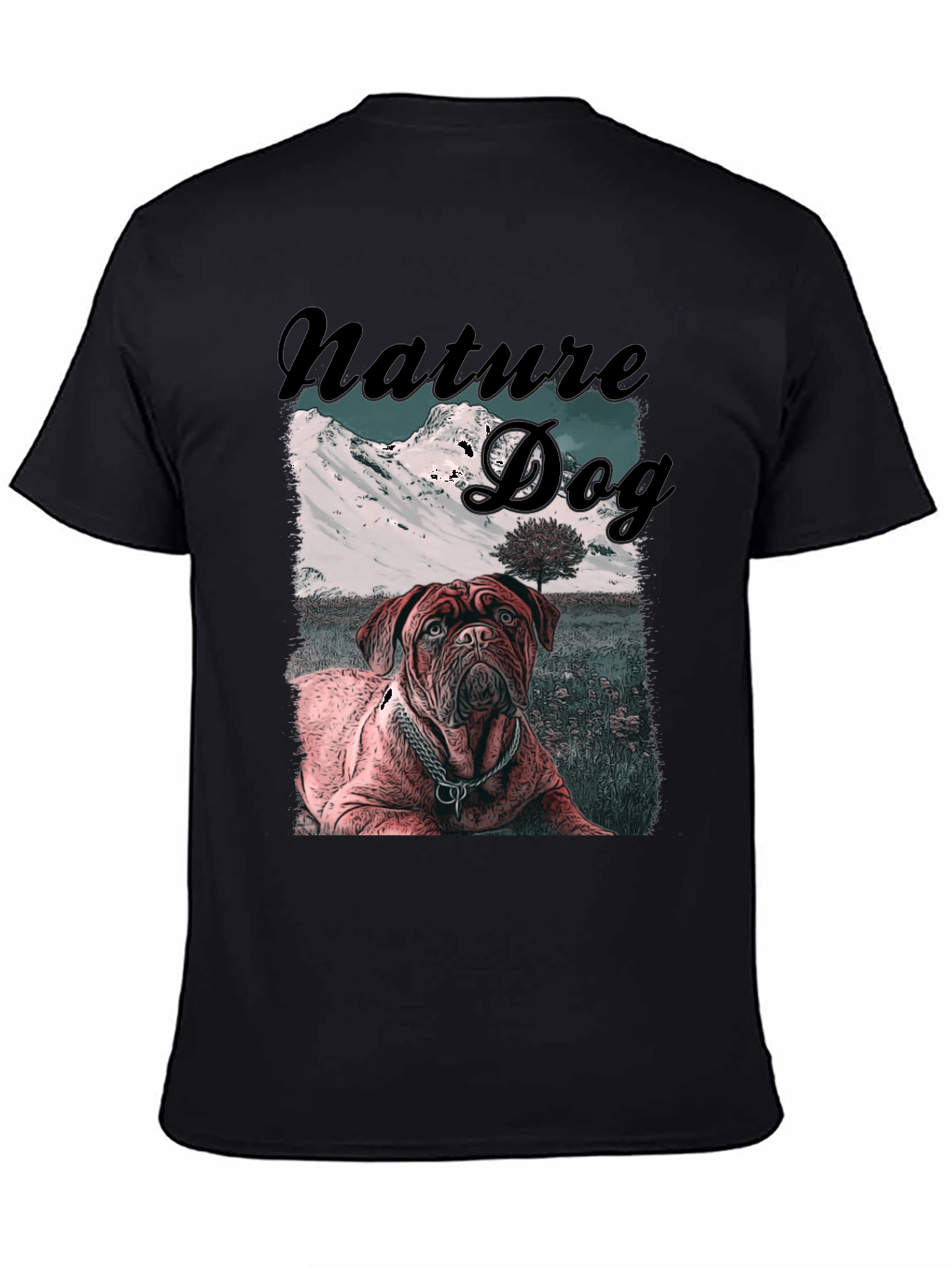 Nature Dog Graphic T-Shirt