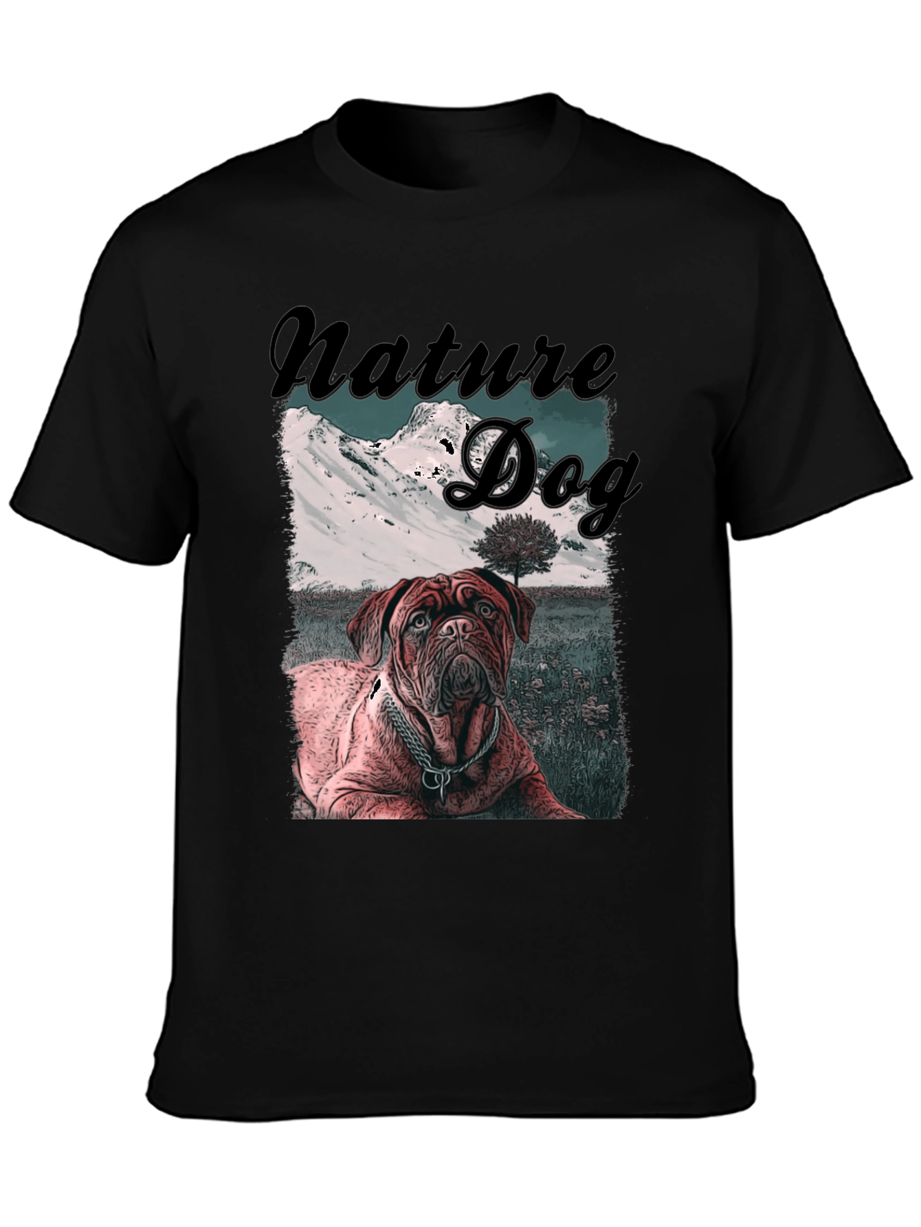 Nature Dog Graphic T-Shirt