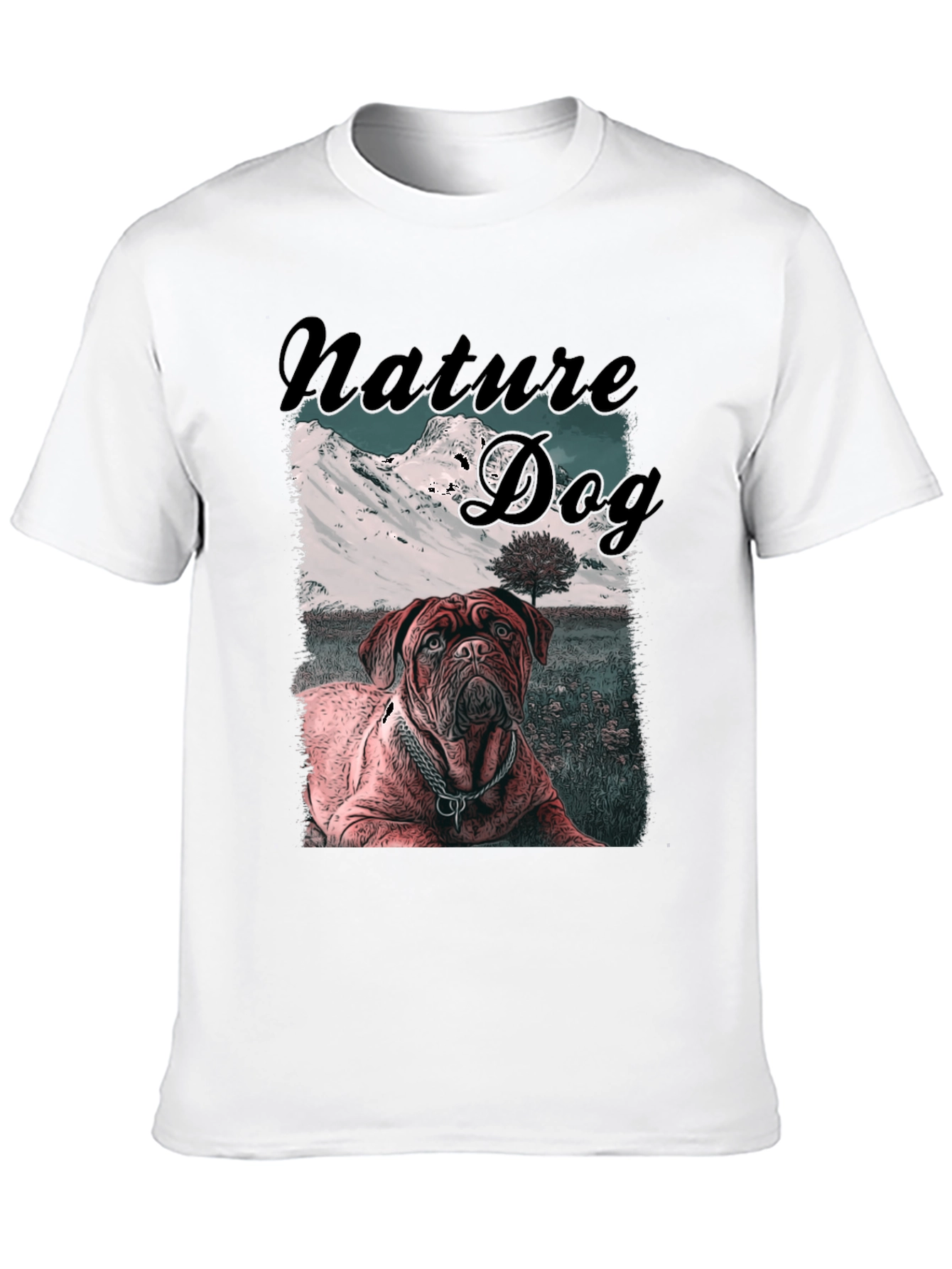 Nature Dog Graphic T-Shirt