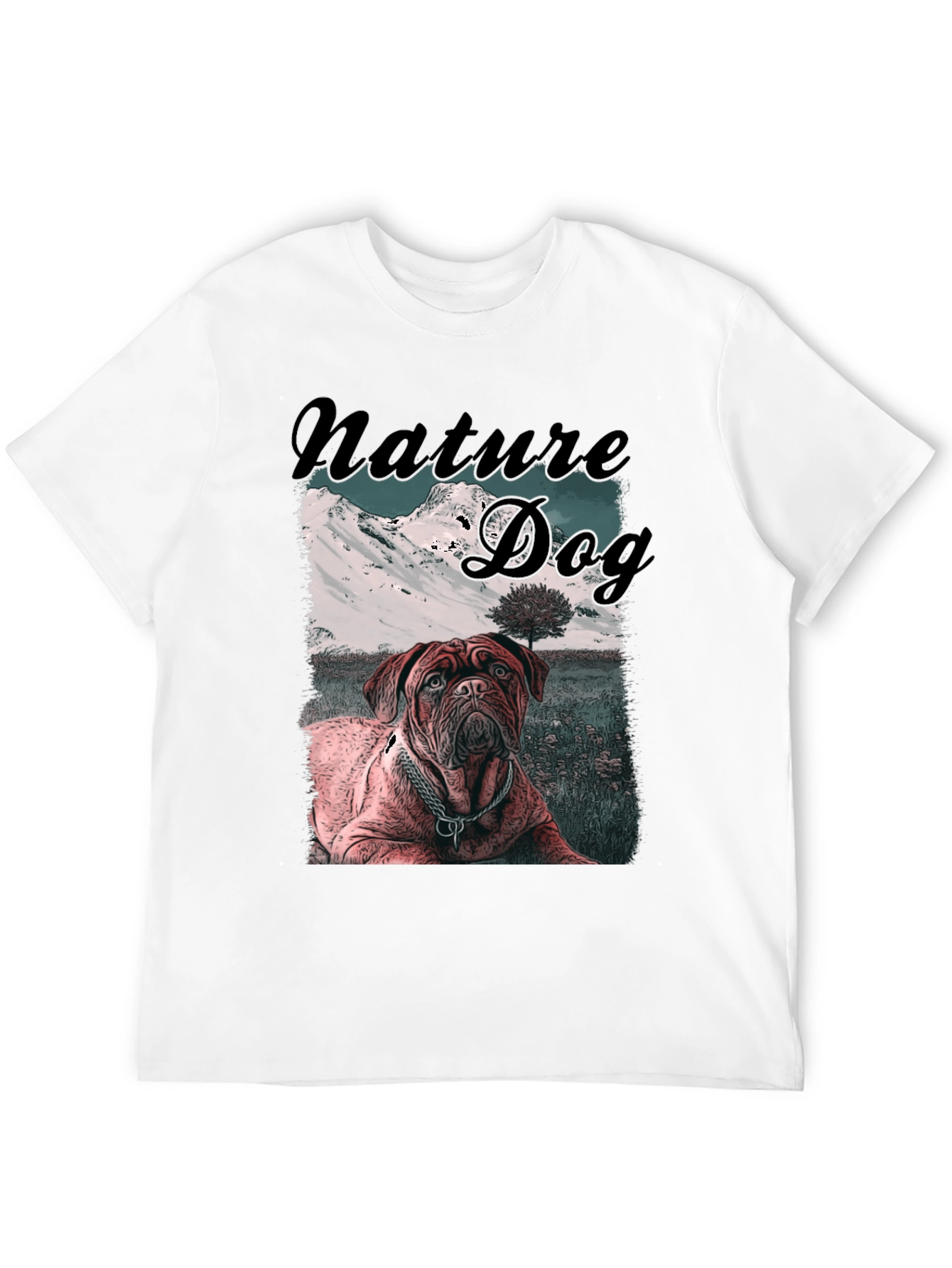 Nature Dog Graphic T-Shirt