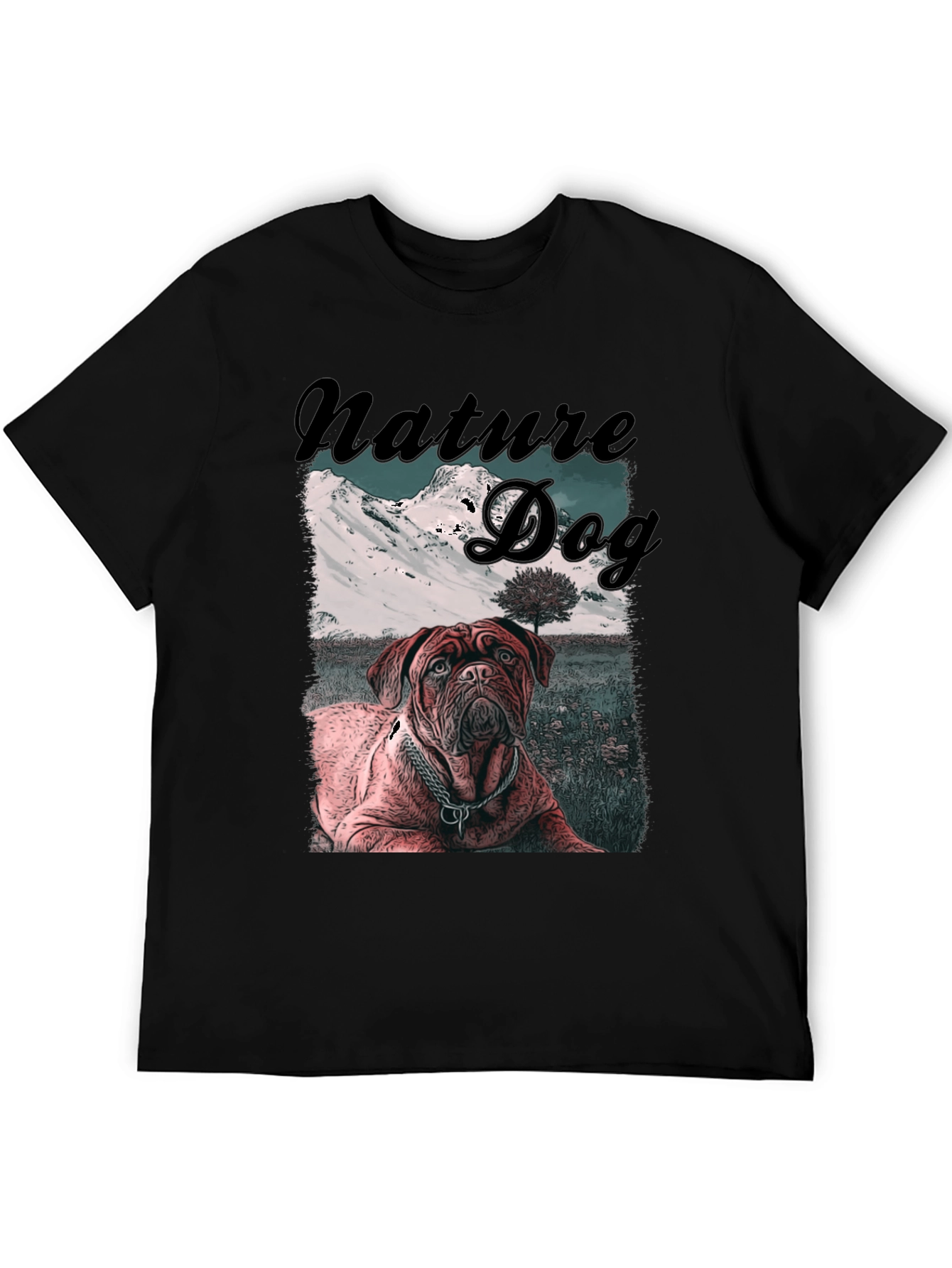 Nature Dog Graphic T-Shirt