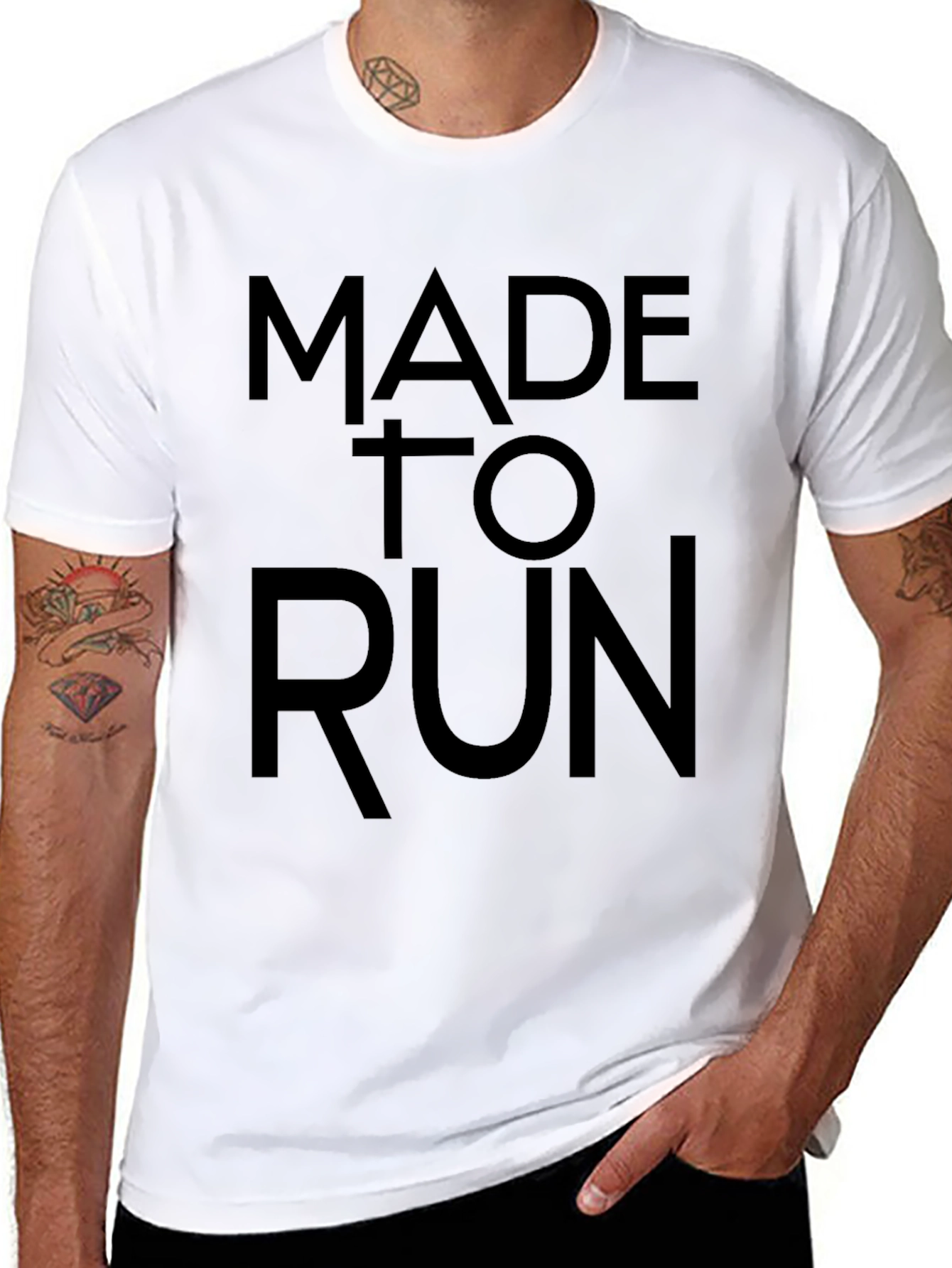 Made to Run Graphic Tee - Black T-Shirt