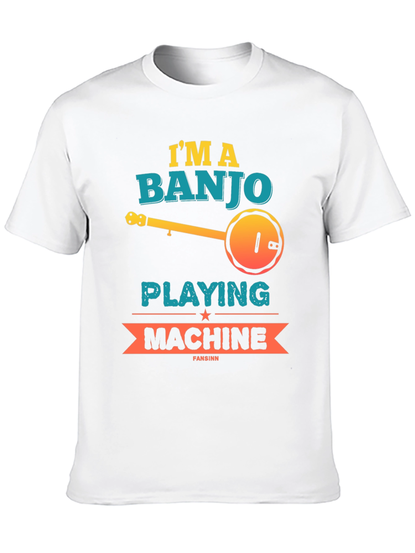 Banjo Playing Machine Graphic Tee