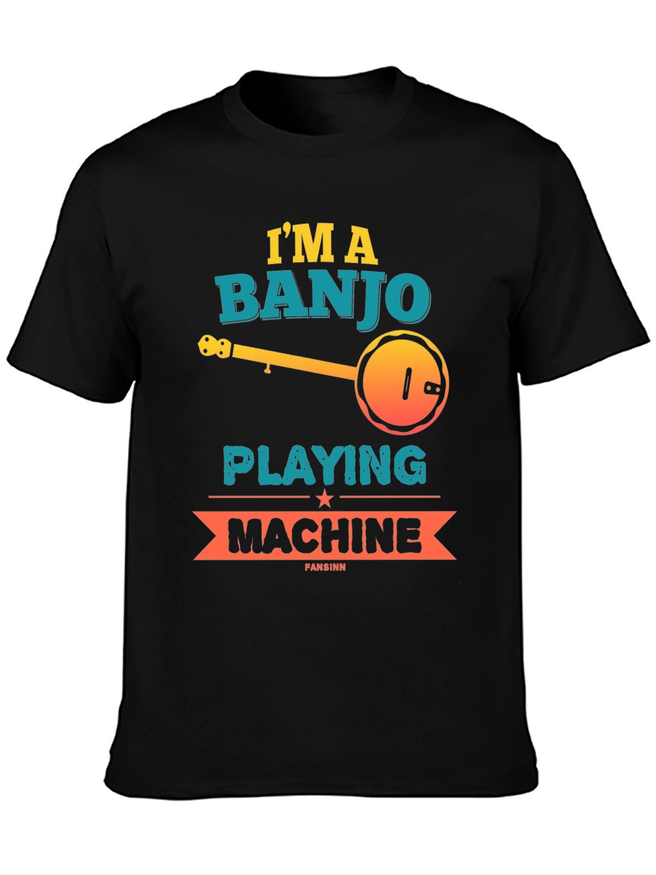 Banjo Playing Machine Graphic Tee