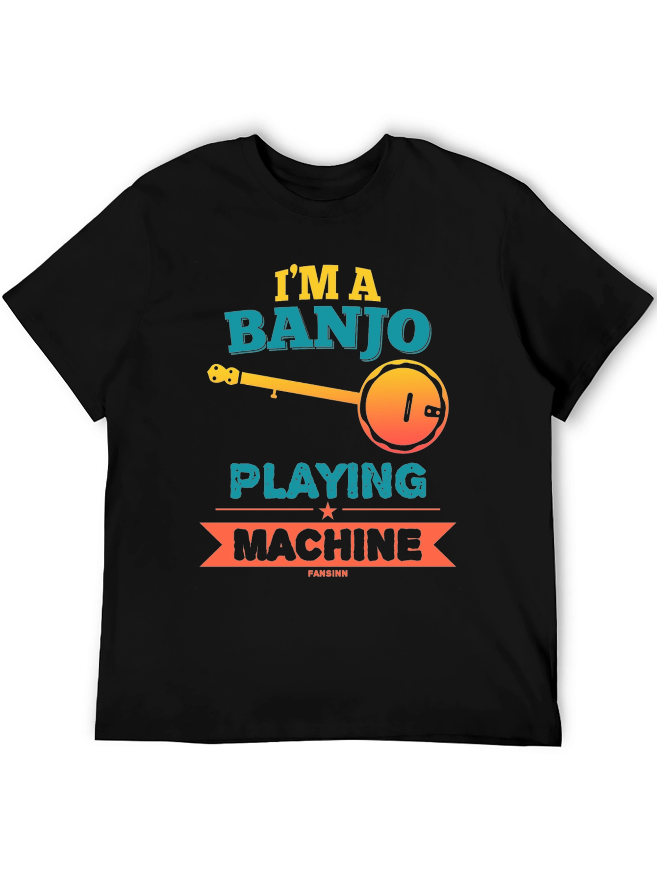 Banjo Playing Machine Graphic Tee