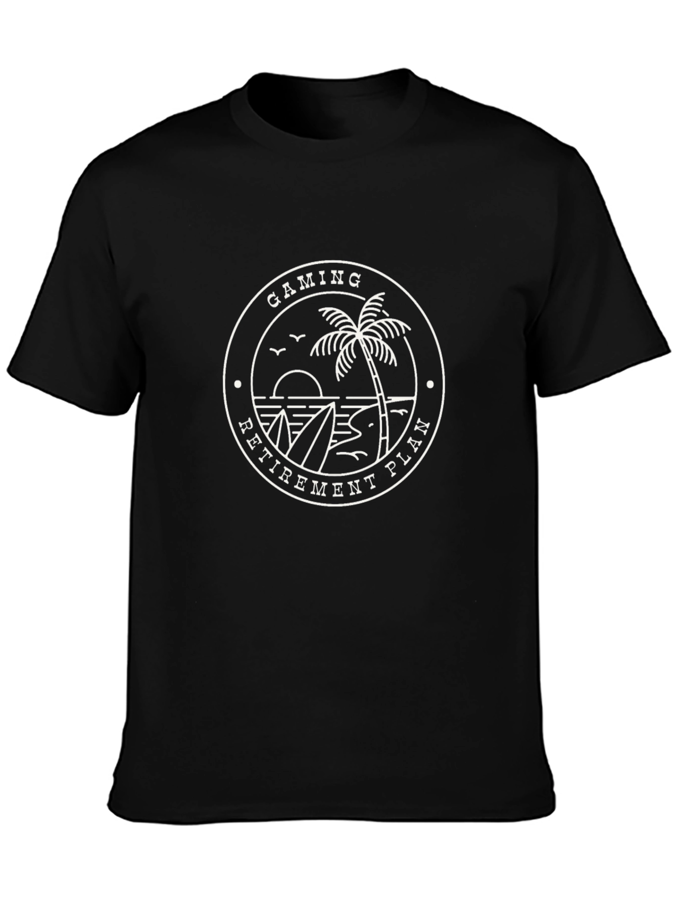 Gaming Retirement Plan Graphic T-Shirt