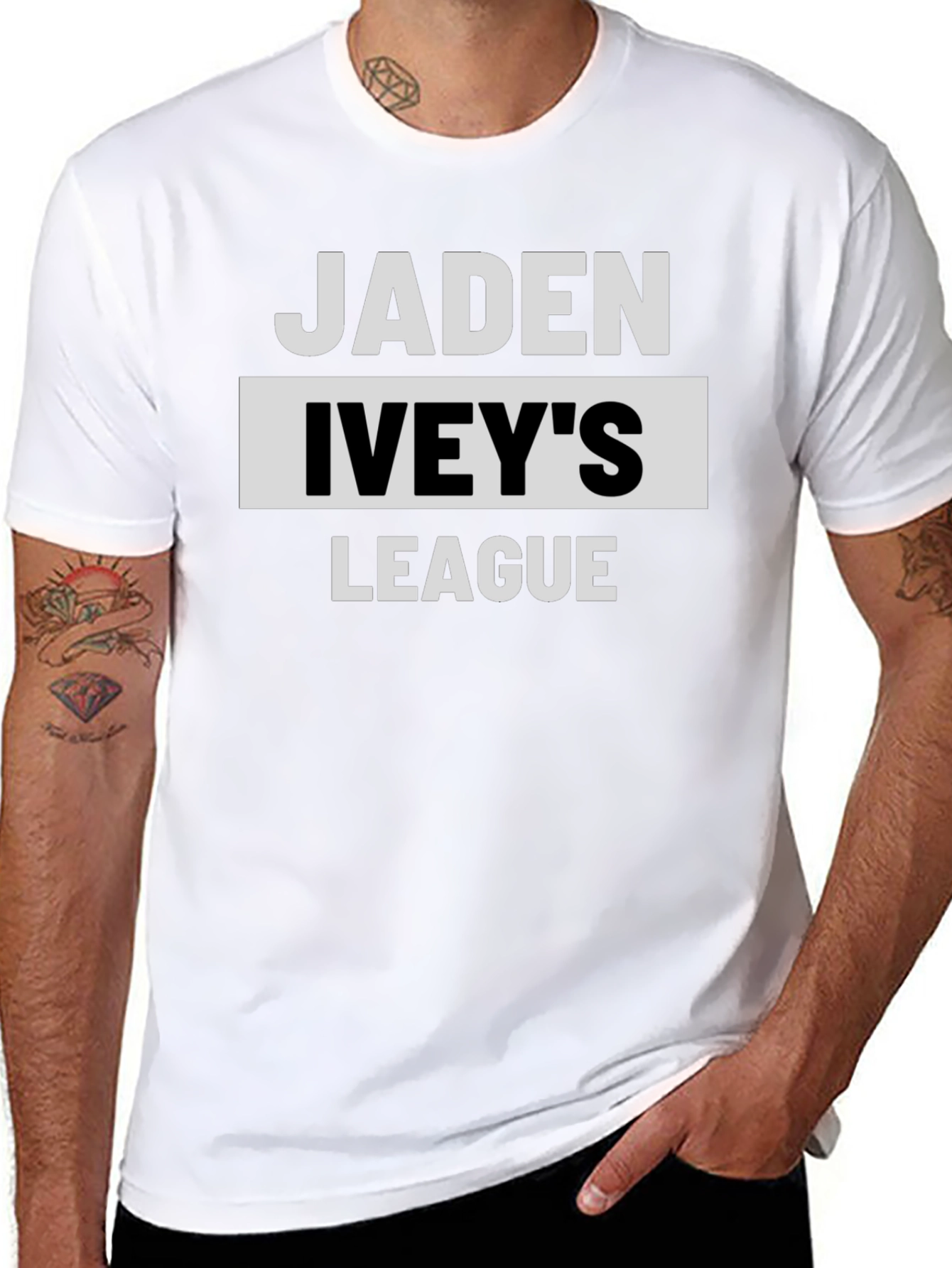 Jaden Iveys League T-Shirt - Black