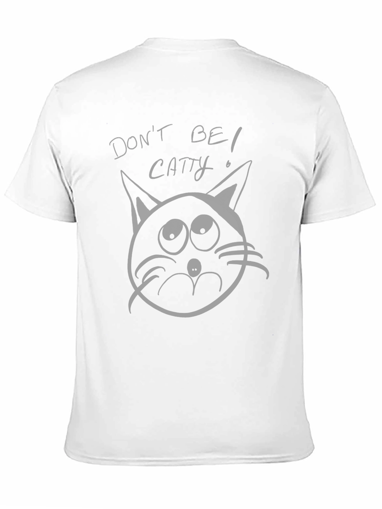 Dont Be Catty Black Graphic T-Shirt