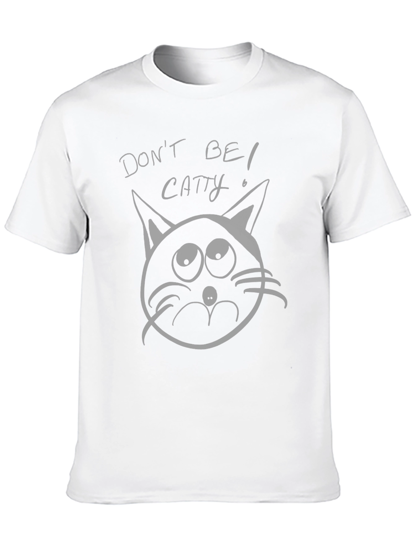 Dont Be Catty Black Graphic T-Shirt