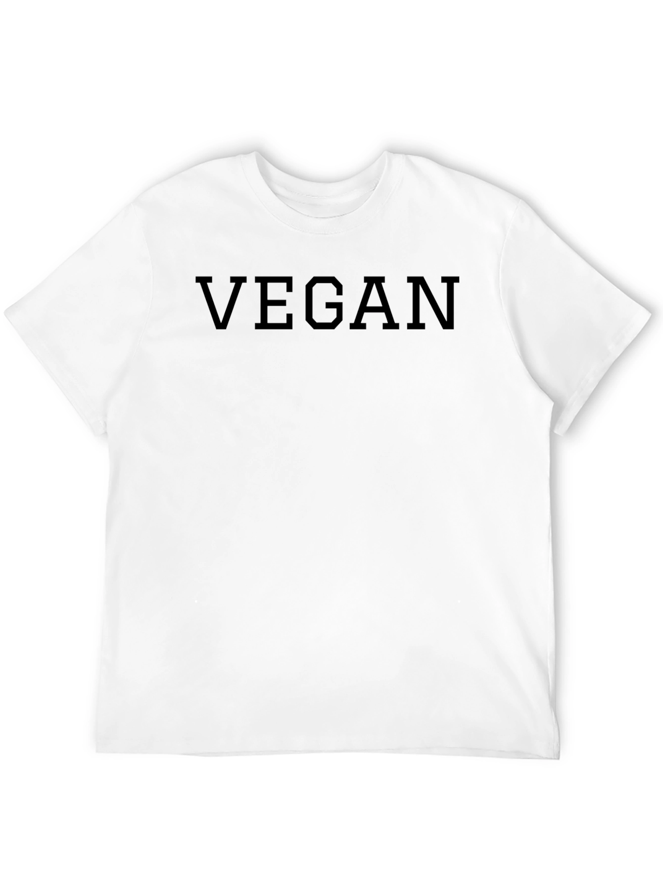 Vegan Statement T-Shirt - Classic Black