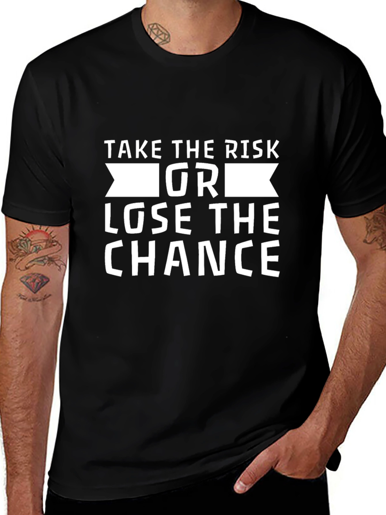 Take the Risk T-Shirt - Motivational Graphic Tee