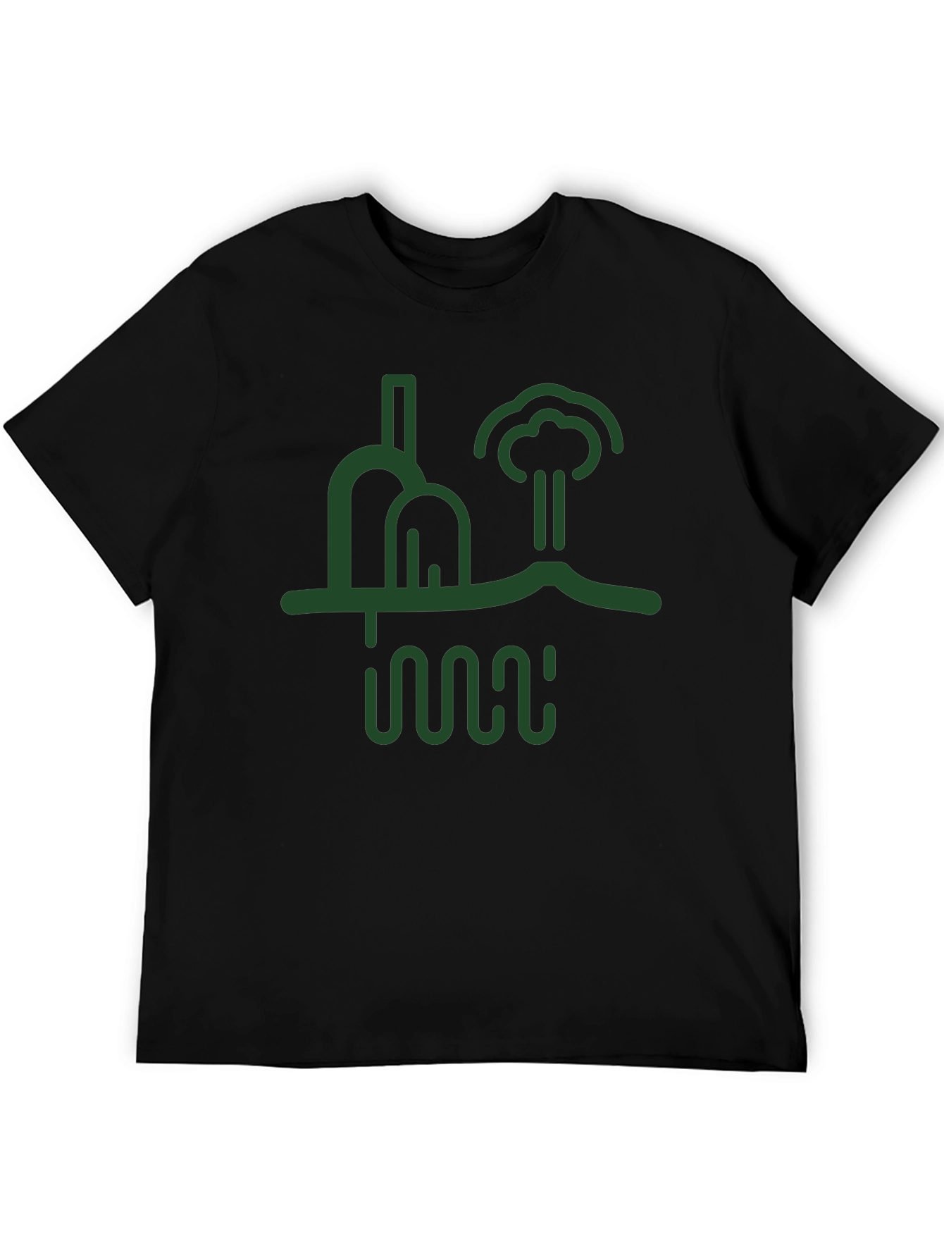 Nature Graphic Tee - Black