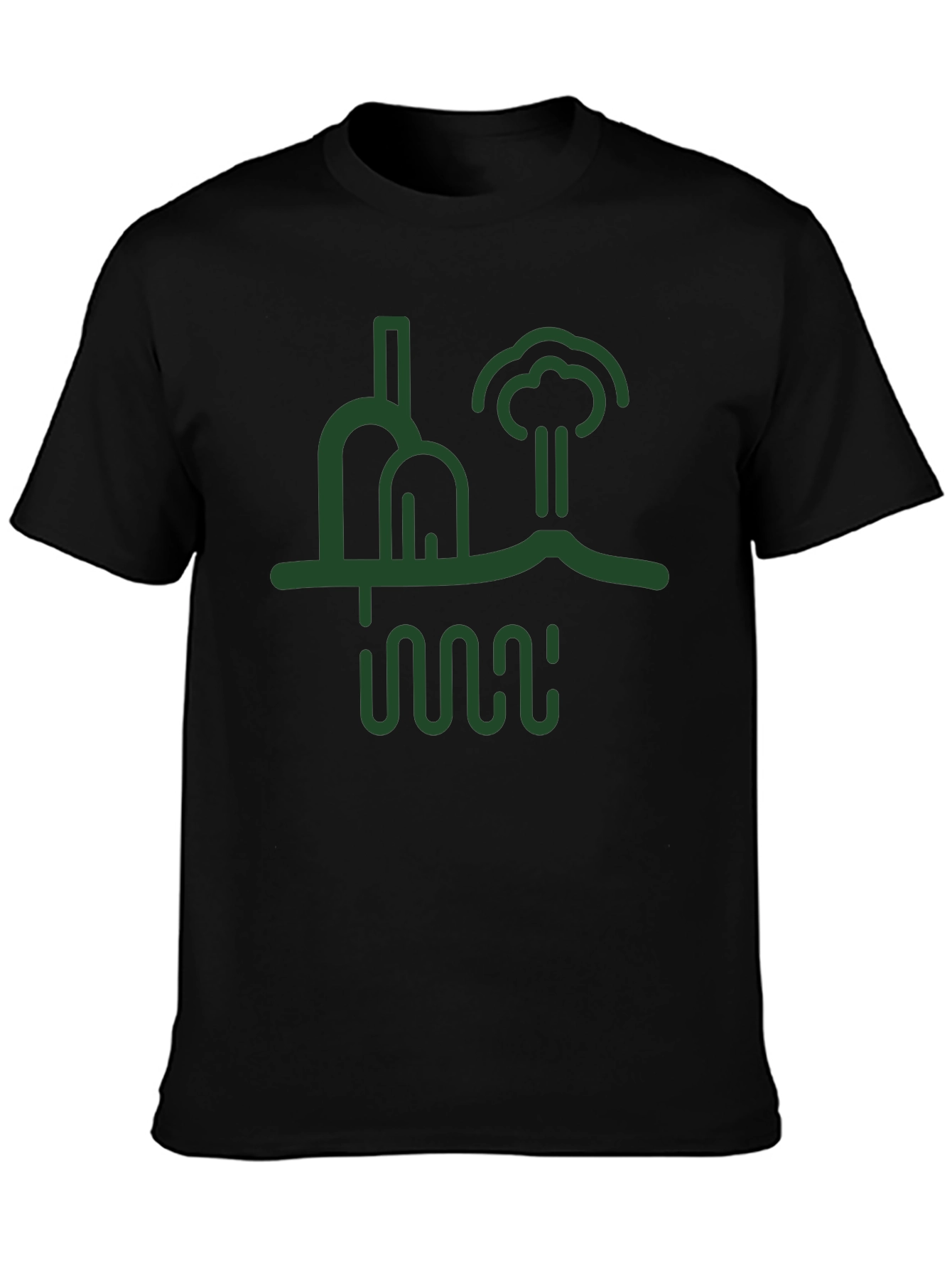 Nature Graphic Tee - Black