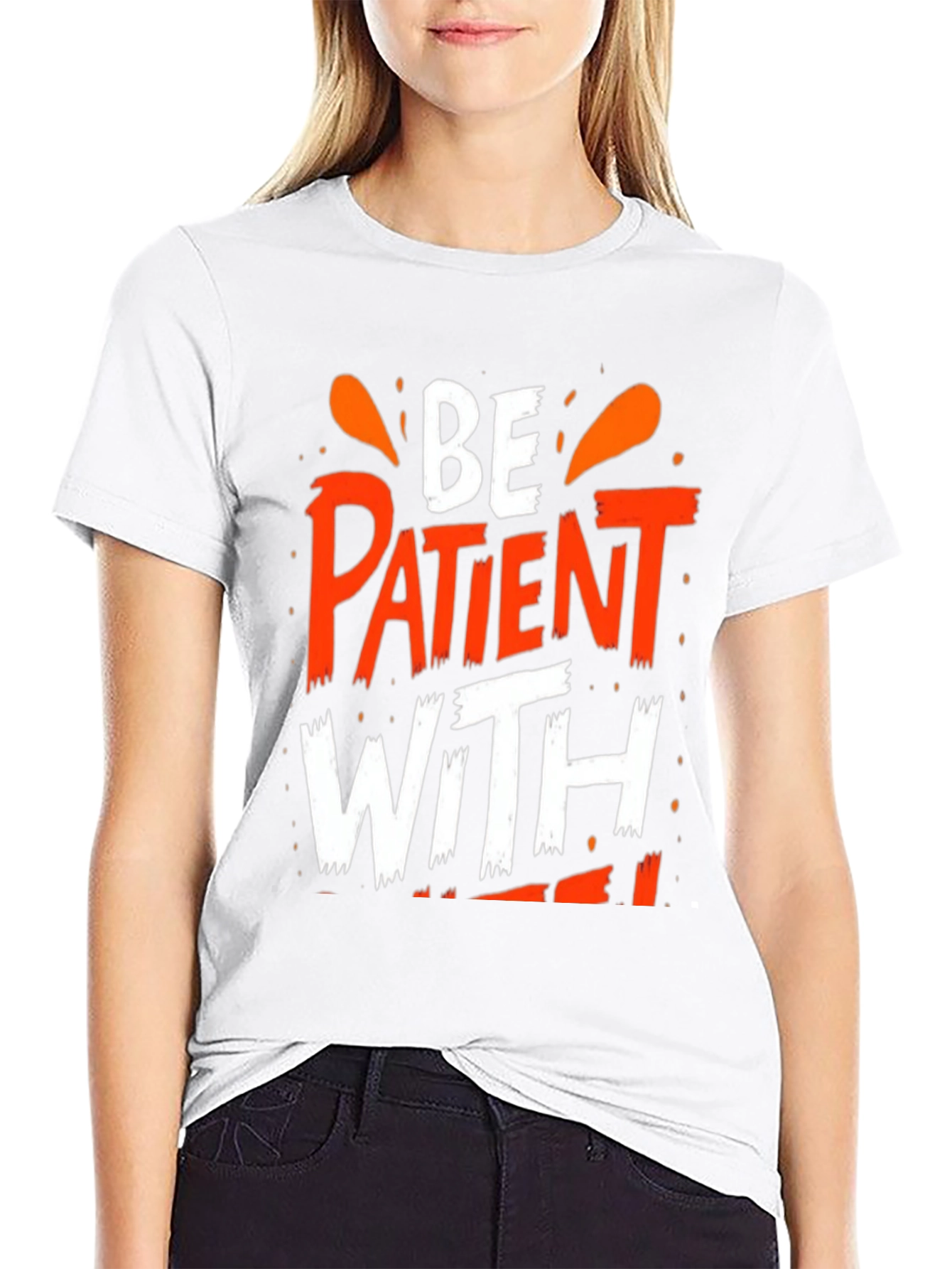 Be Patient With T-Shirt - Black