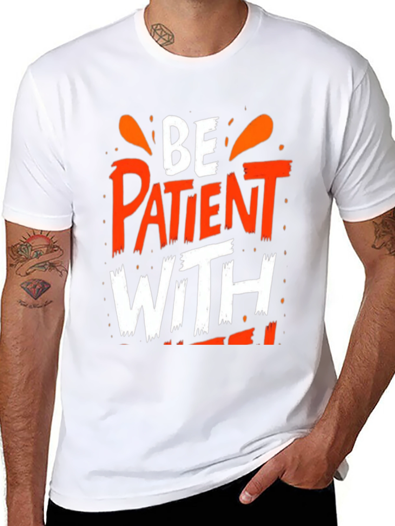Be Patient With T-Shirt - Black