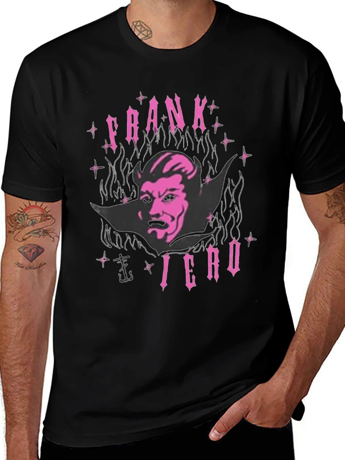 Frank Iero Graphic T-Shirt - Black