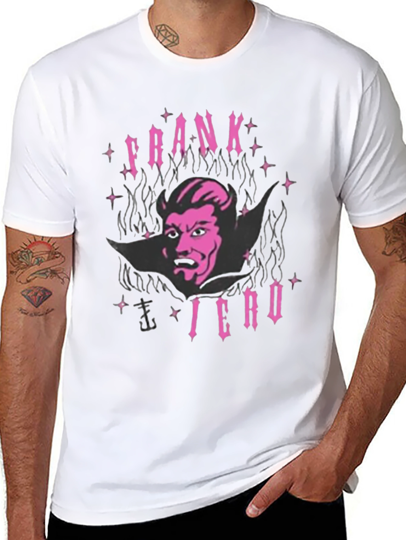 Frank Iero Graphic T-Shirt - Black