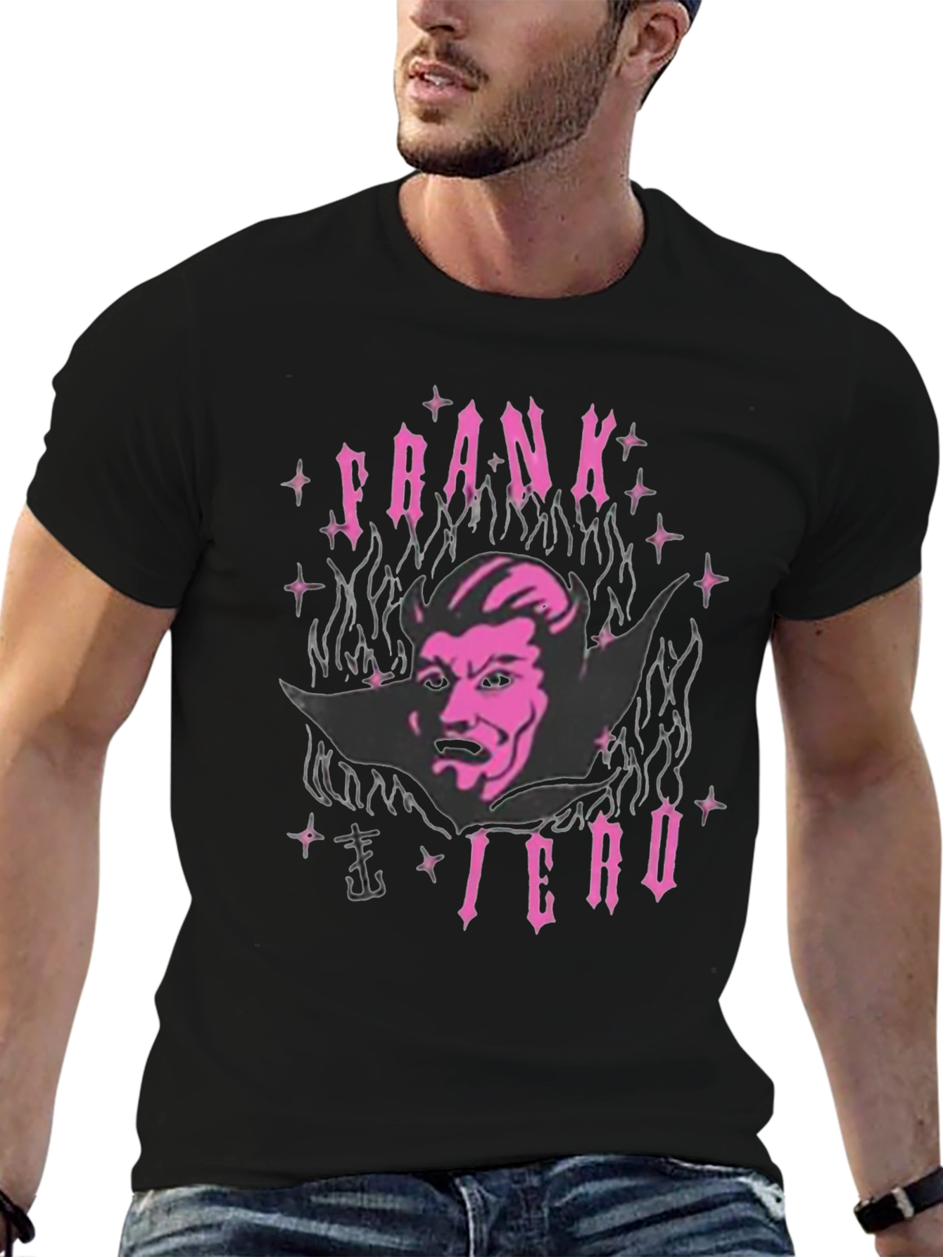 Frank Iero Graphic T-Shirt - Black