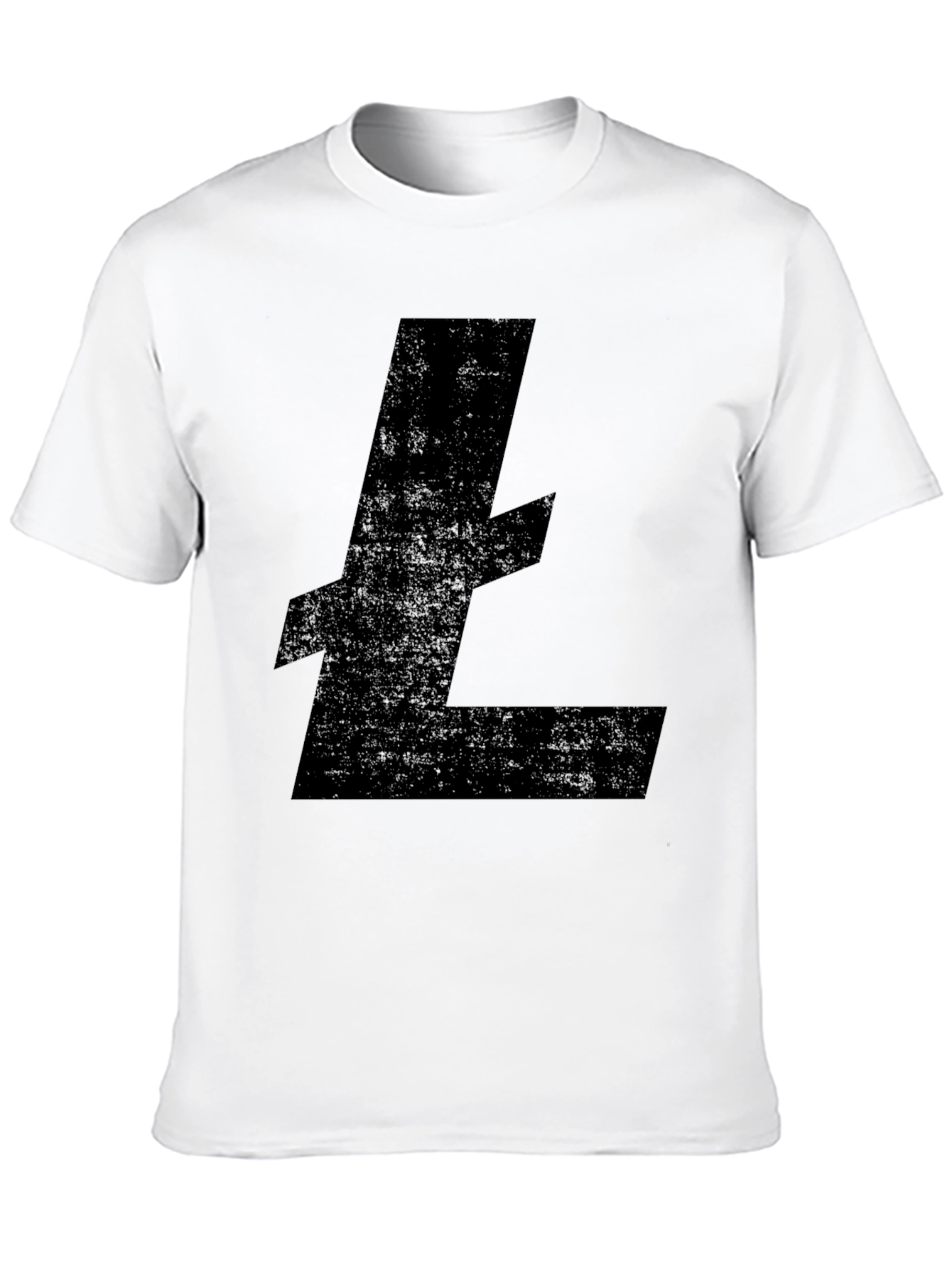 Black Litecoin Crypto T-Shirt - Mens Casual Tee