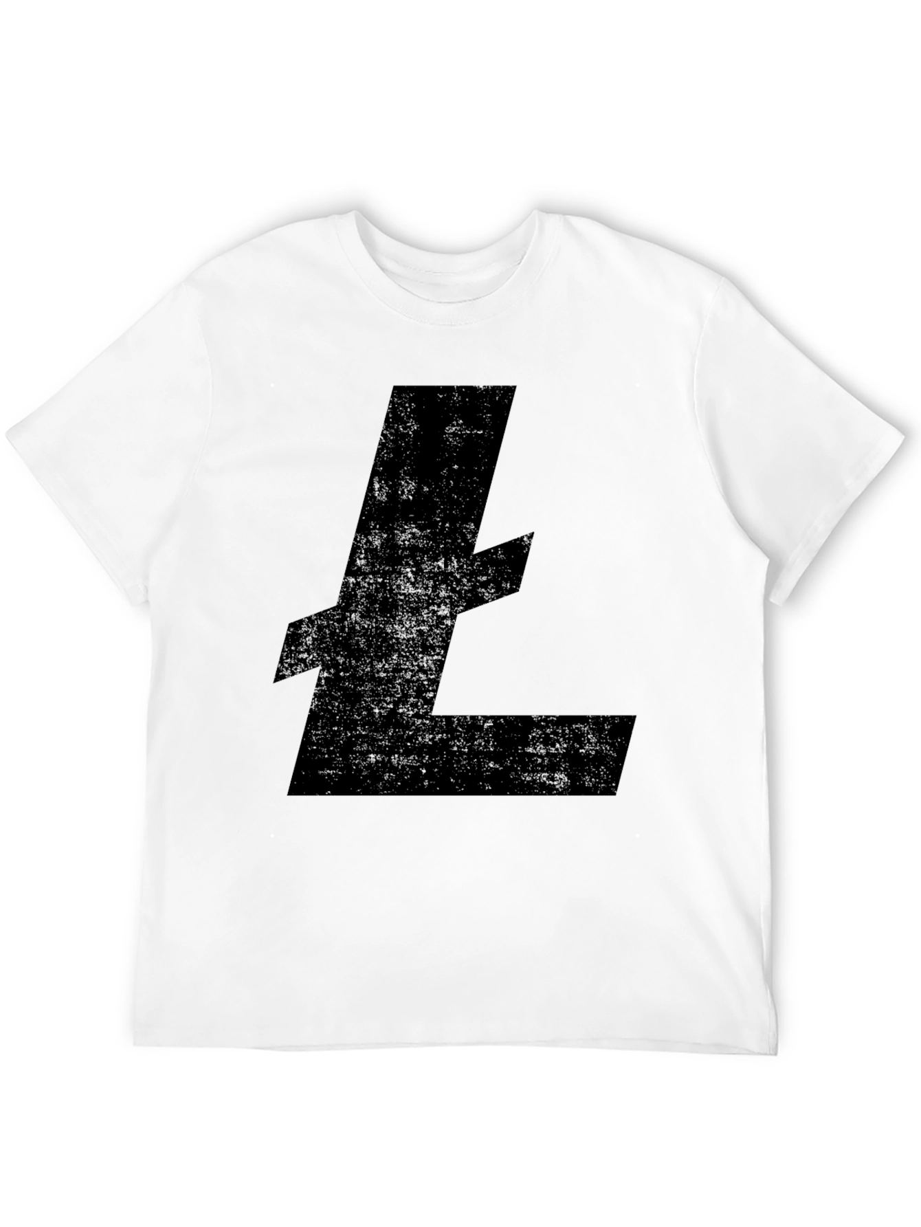 Black Litecoin Crypto T-Shirt - Mens Casual Tee