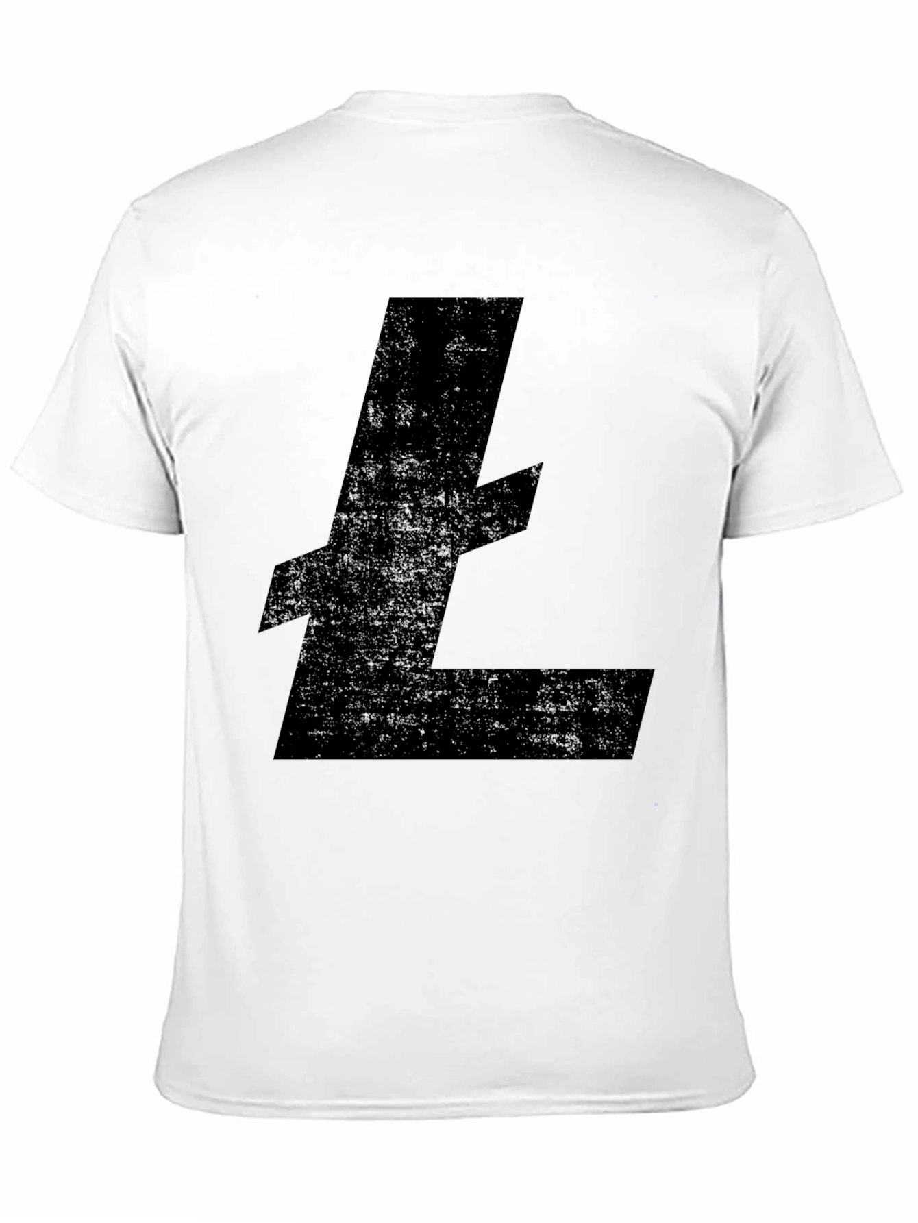 Black Litecoin Crypto T-Shirt - Mens Casual Tee