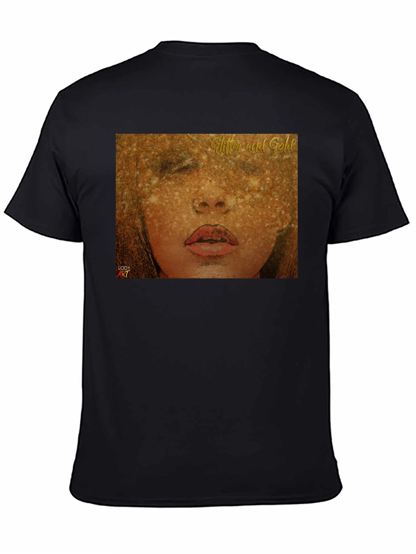 Glitter and Gold Graphic Tee - Modern Fit