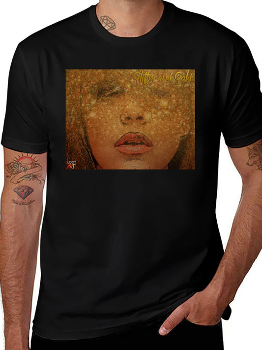 Glitter and Gold Graphic Tee - Modern Fit