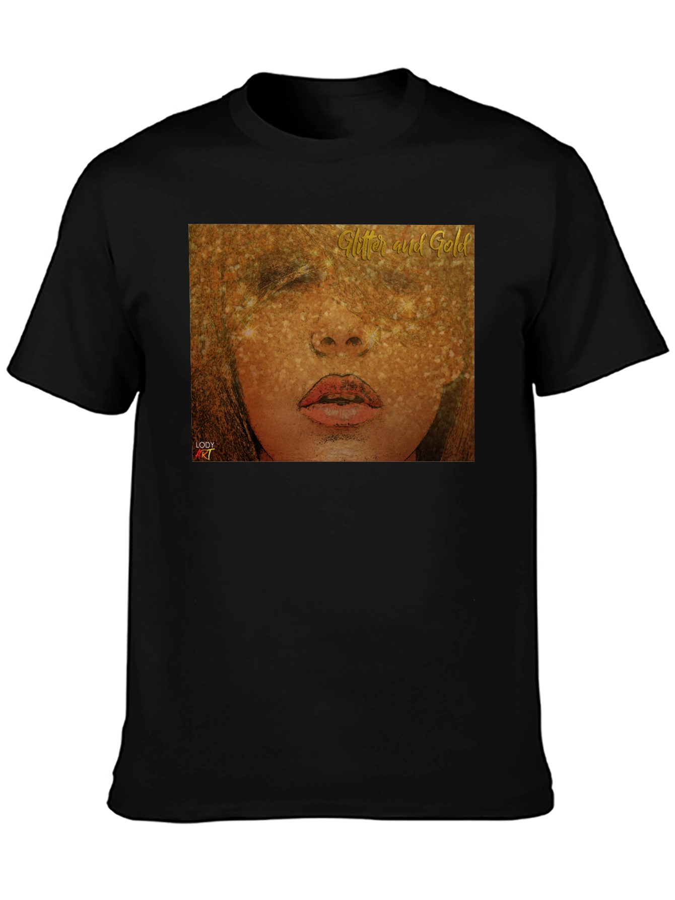 Glitter and Gold Graphic Tee - Modern Fit