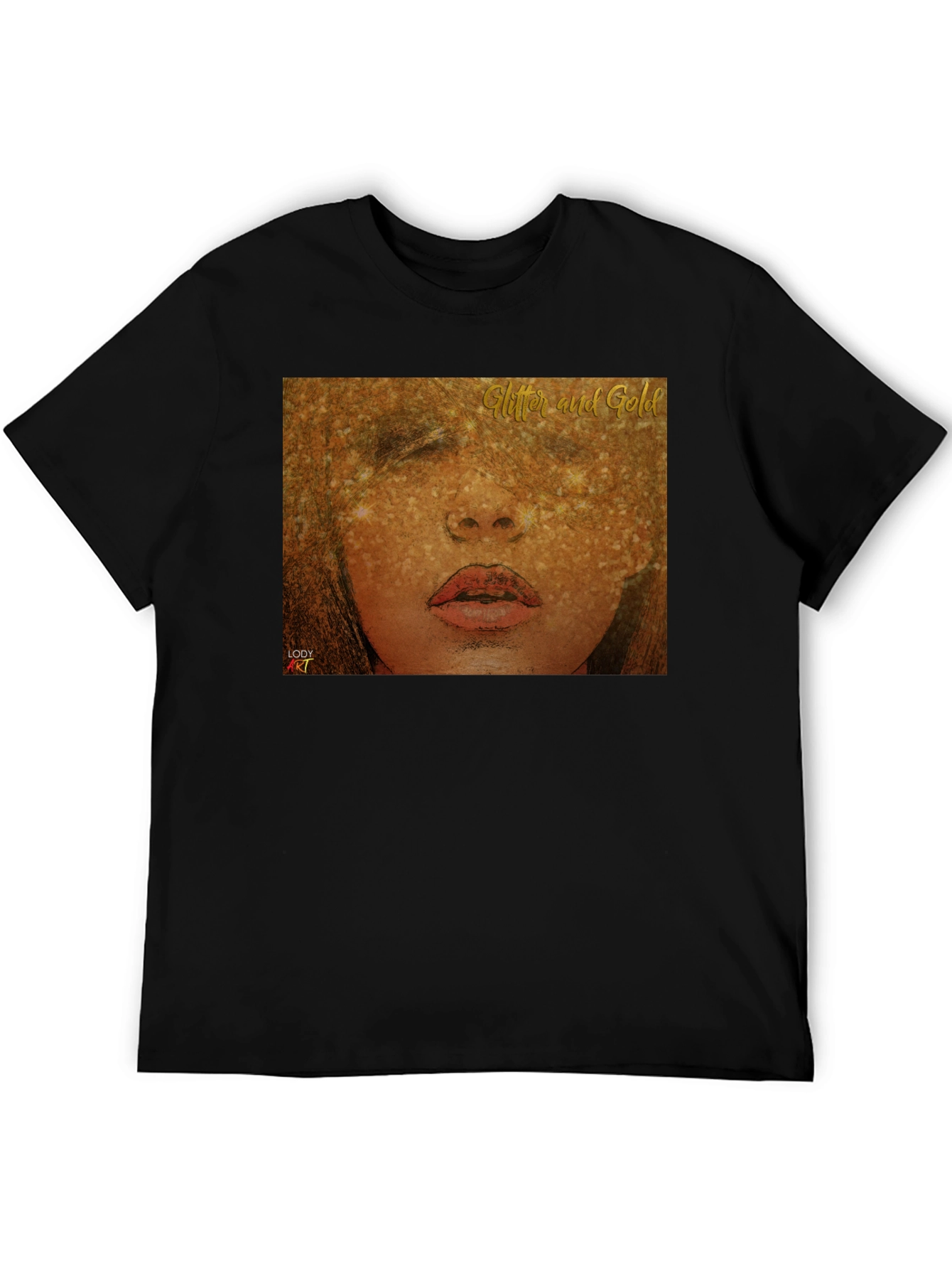 Glitter and Gold Graphic Tee - Modern Fit