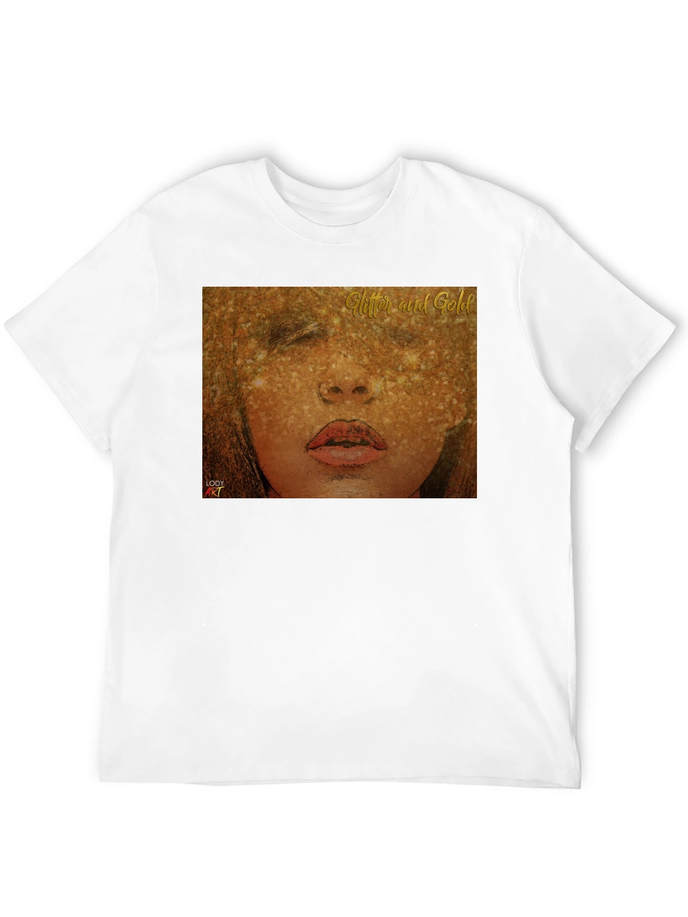 Glitter and Gold Graphic Tee - Modern Fit