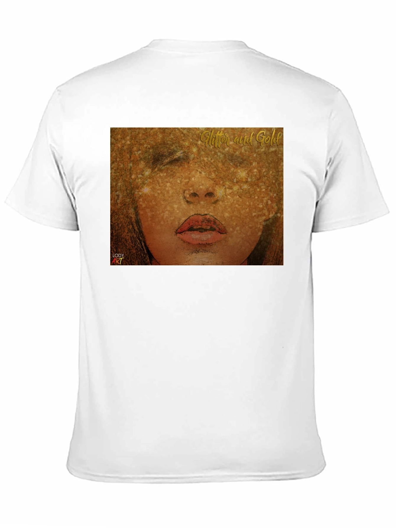 Glitter and Gold Graphic Tee - Modern Fit