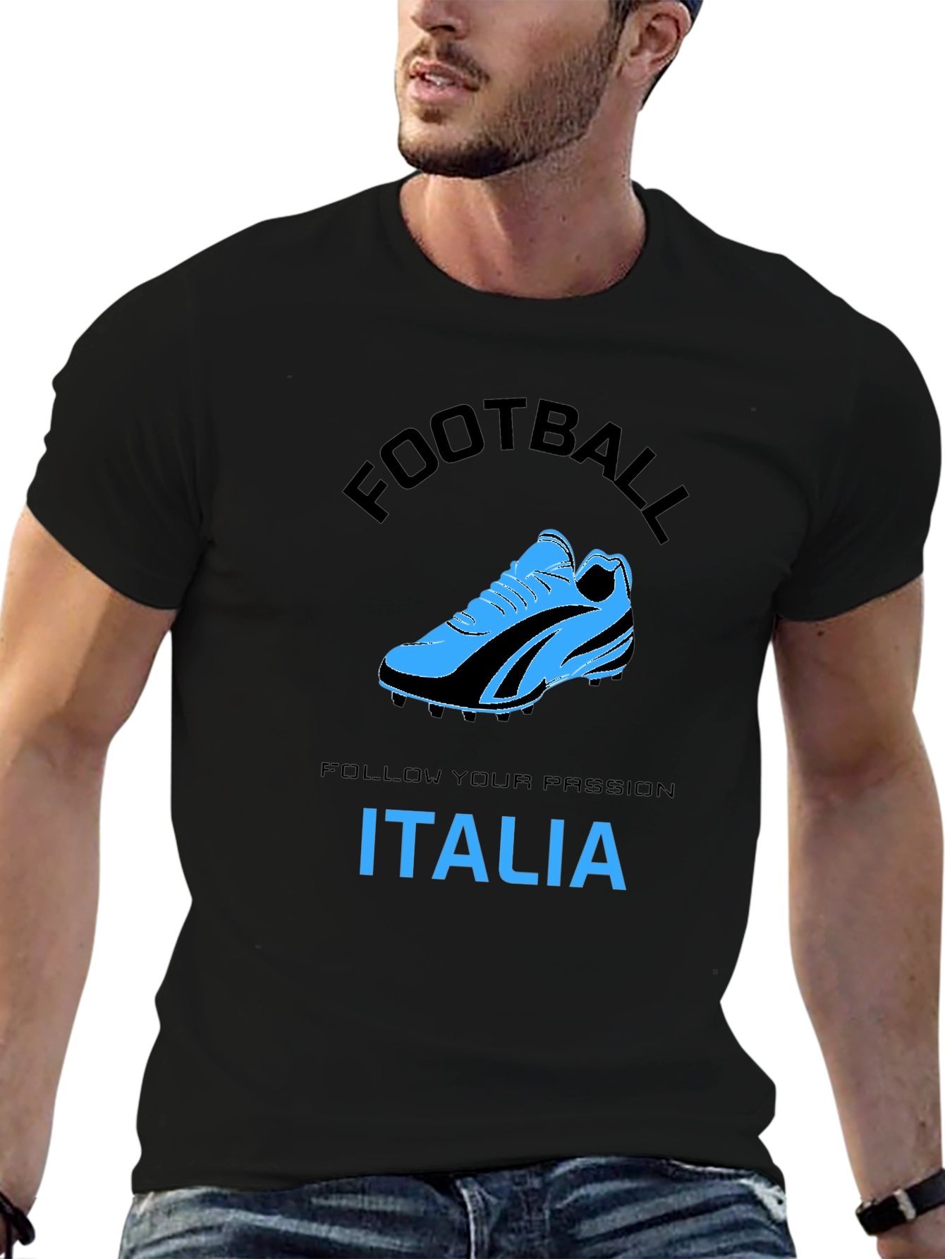 Italia Football T-Shirt - Passion & Style