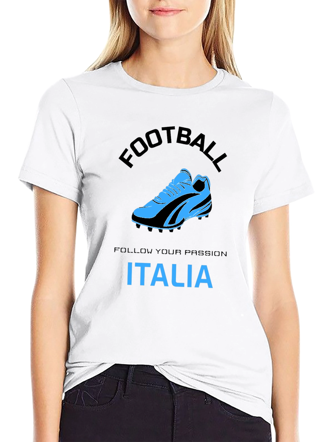 Italia Football T-Shirt - Passion & Style