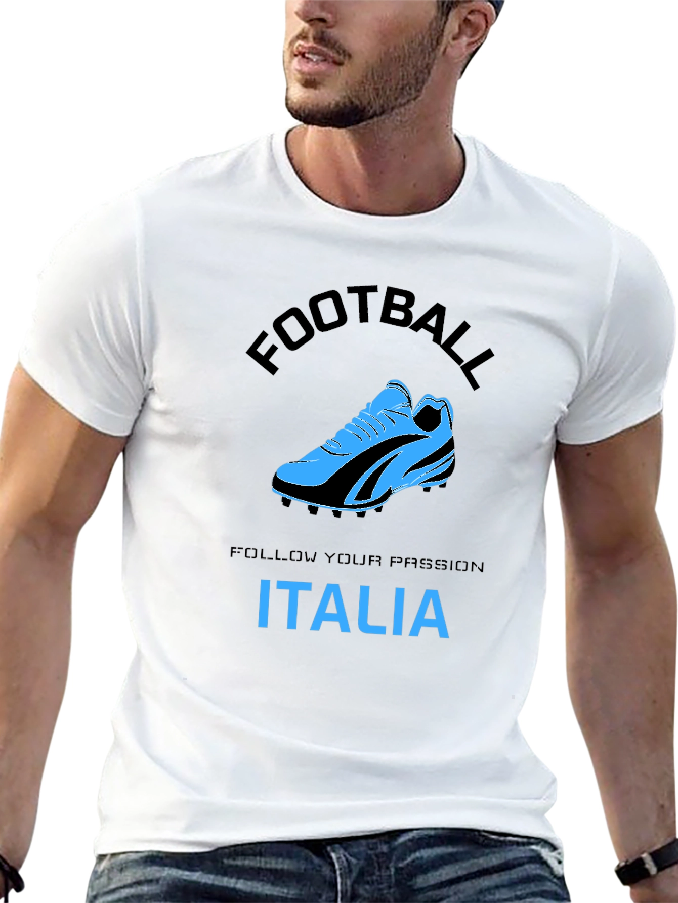 Italia Football T-Shirt - Passion & Style