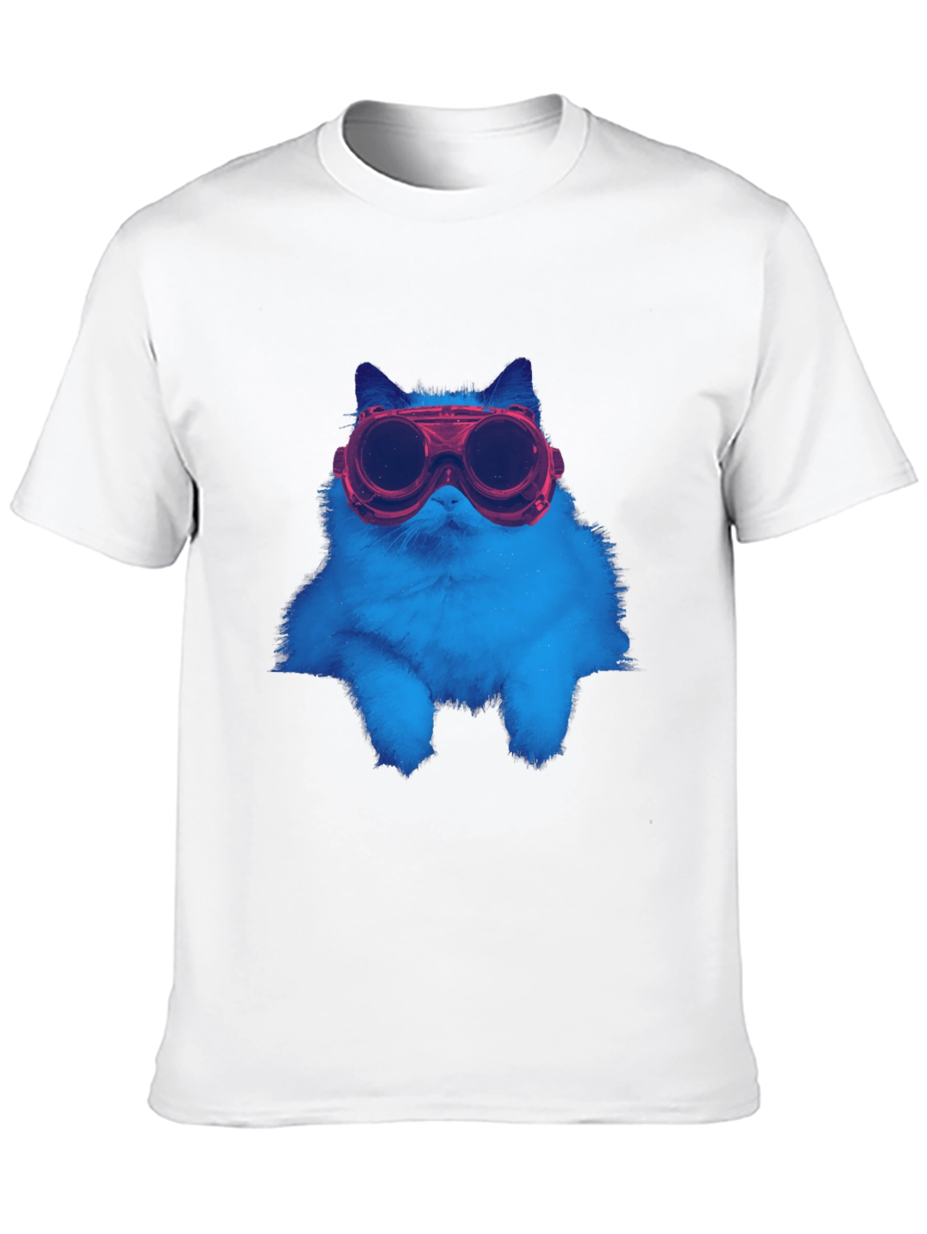 Cool Cat Goggles T-Shirt - Unique Graphic Tee